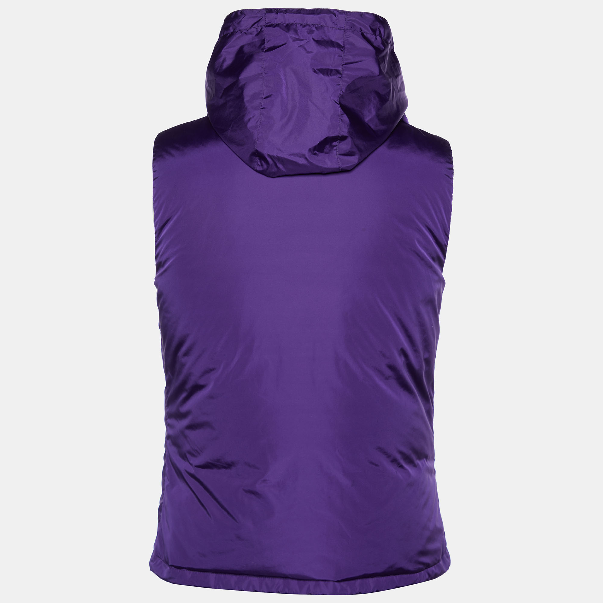 

Prada Sport Purple Synthetic Hooded Sleeveless Gilet