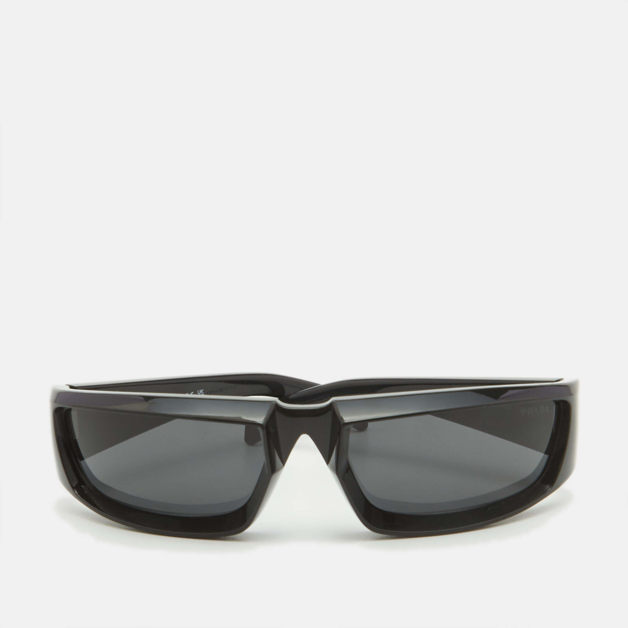 

Prada Black SPR25Y Runaway Shield Sunglasses