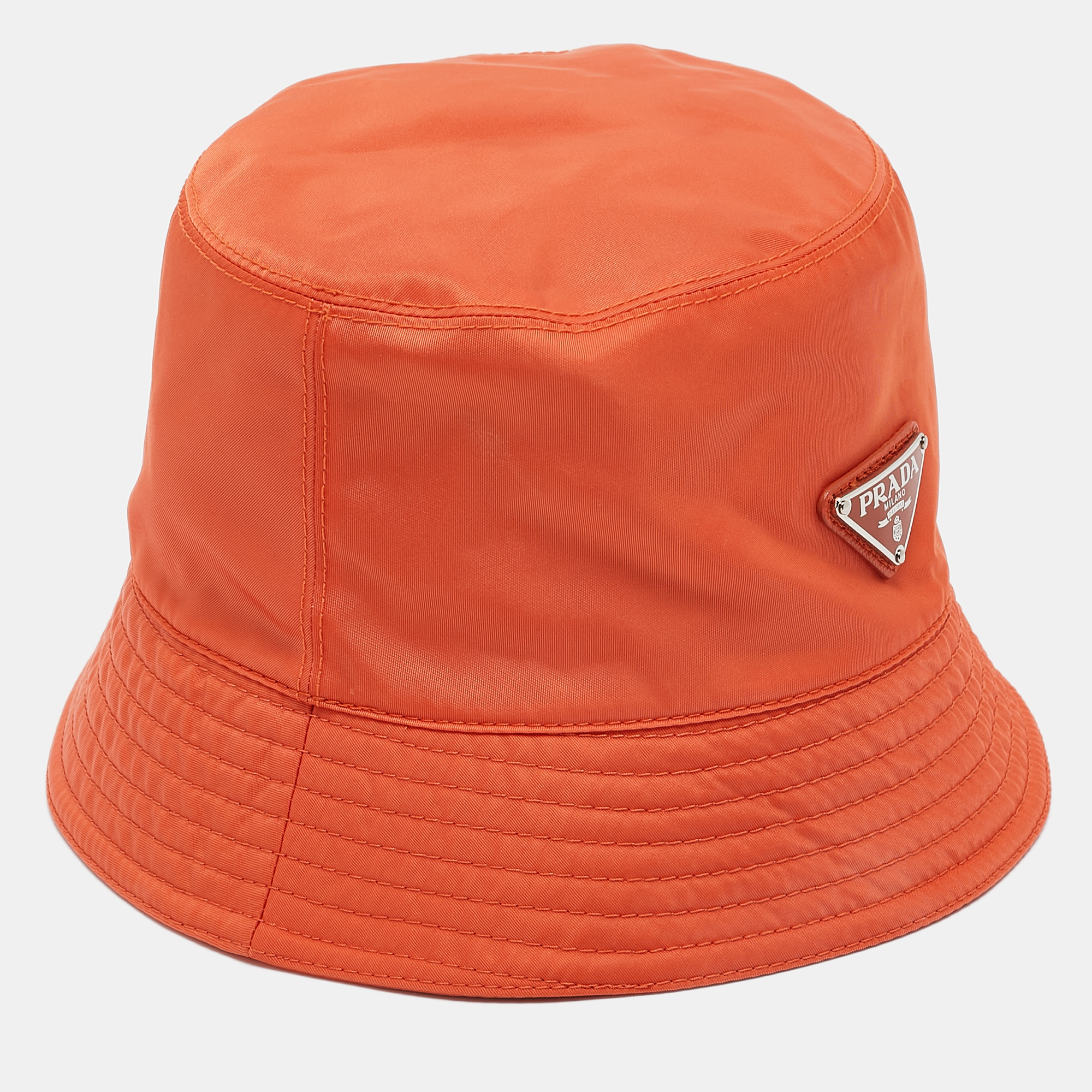 

Prada Orange Re-Nylon Bucket Hat