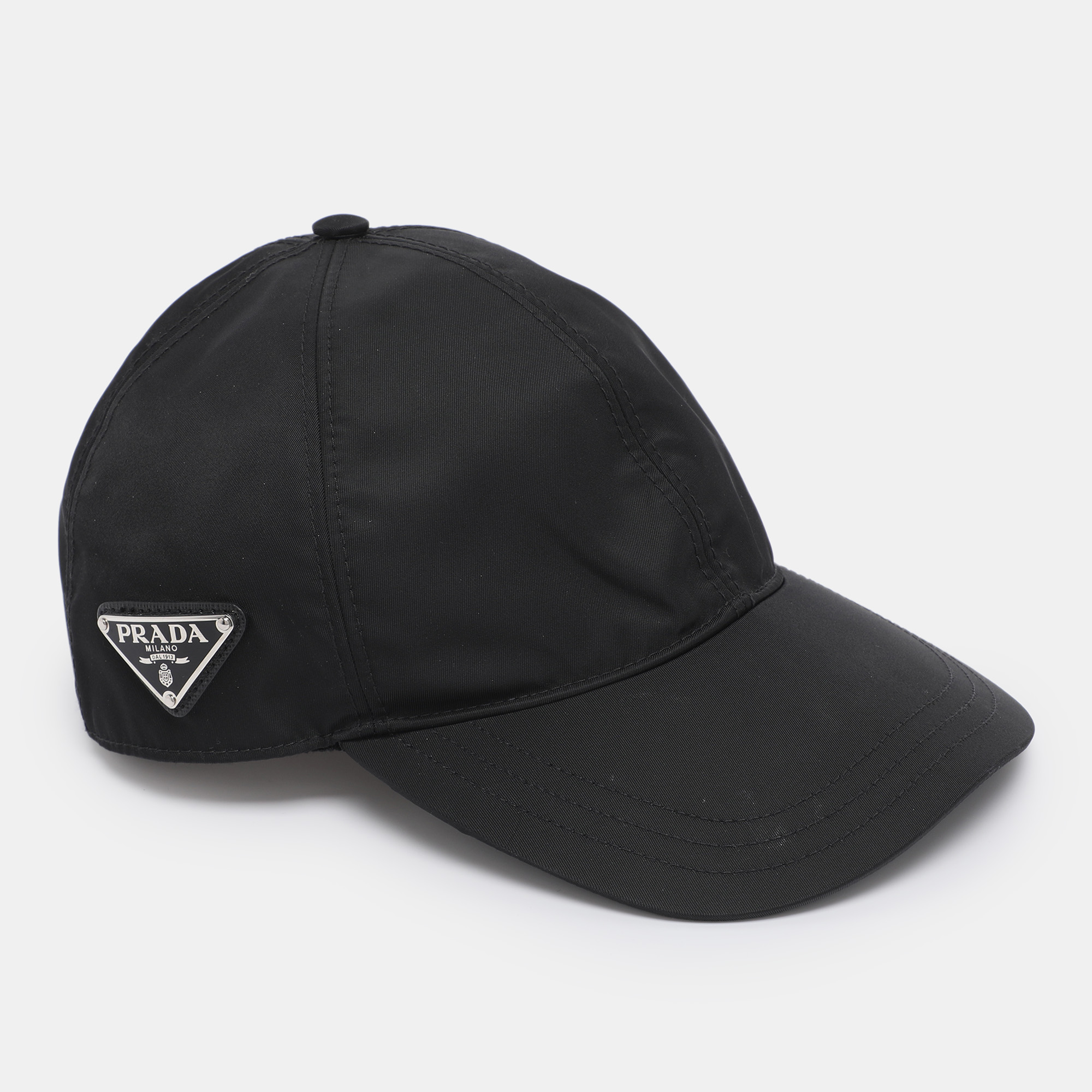 

Prada Black Nylon Re-Nylon Baseball Cap