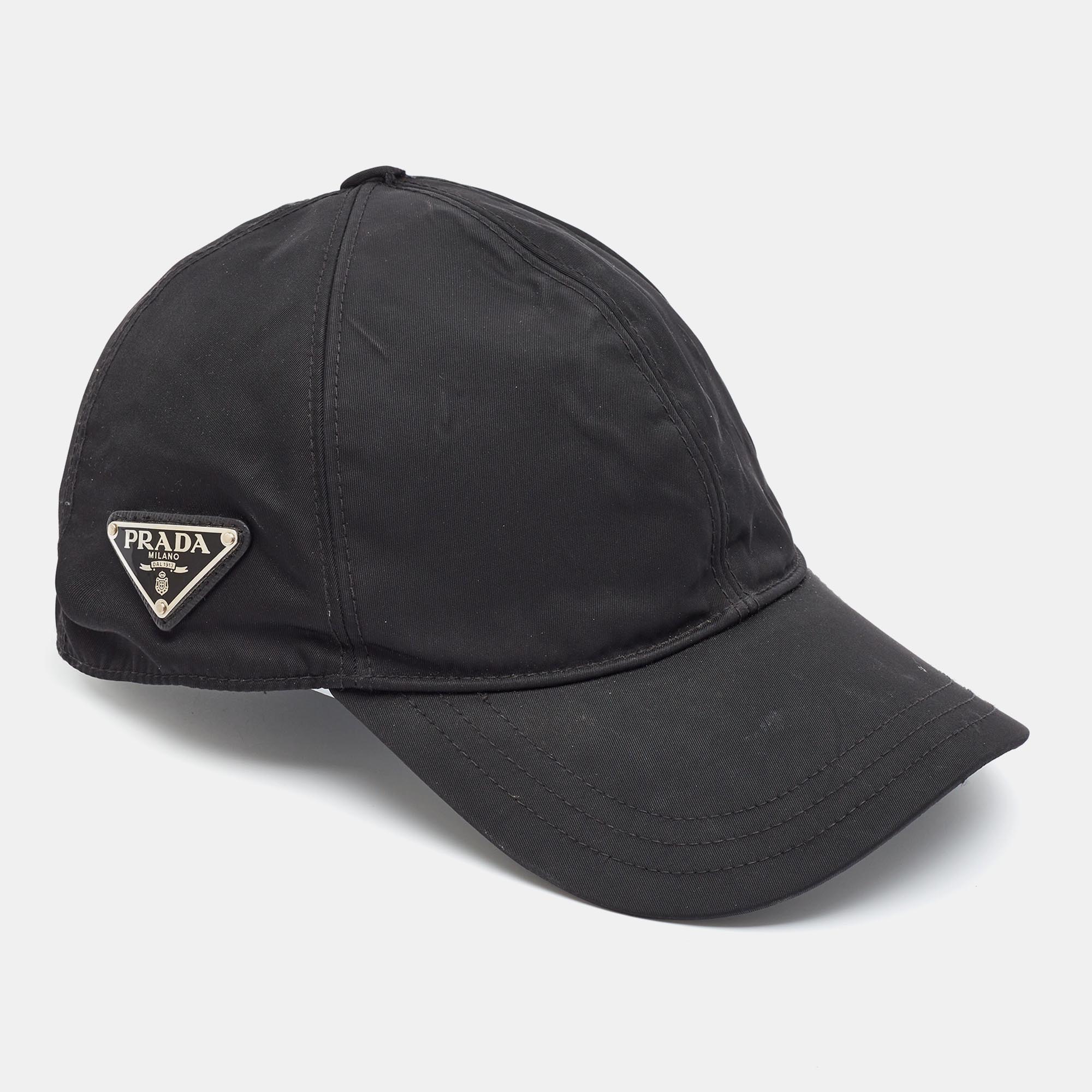 

Prada Black Re-Nylon Baseball Cap L