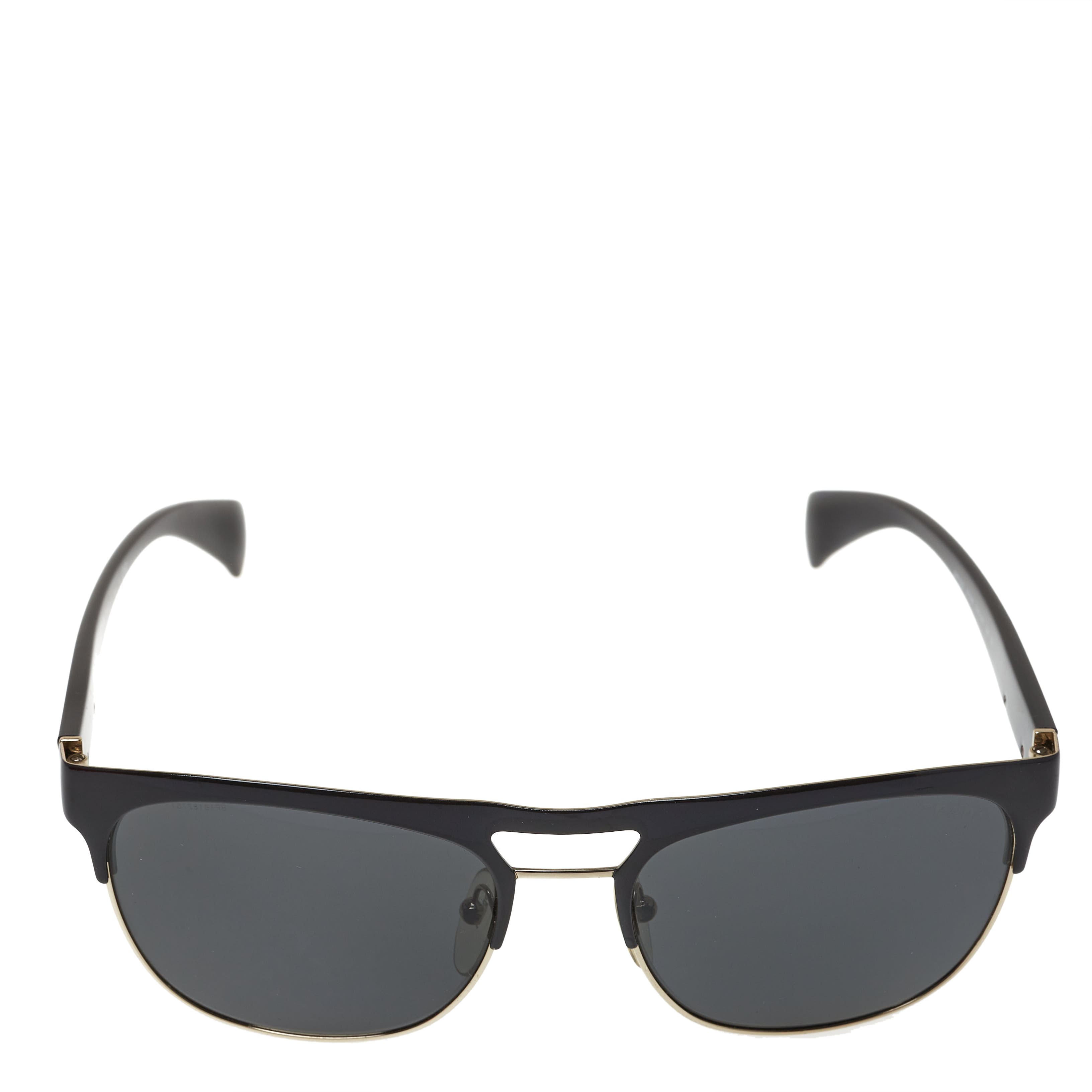 

Prada Black/Gold SPR 52Q Square Sunglasses