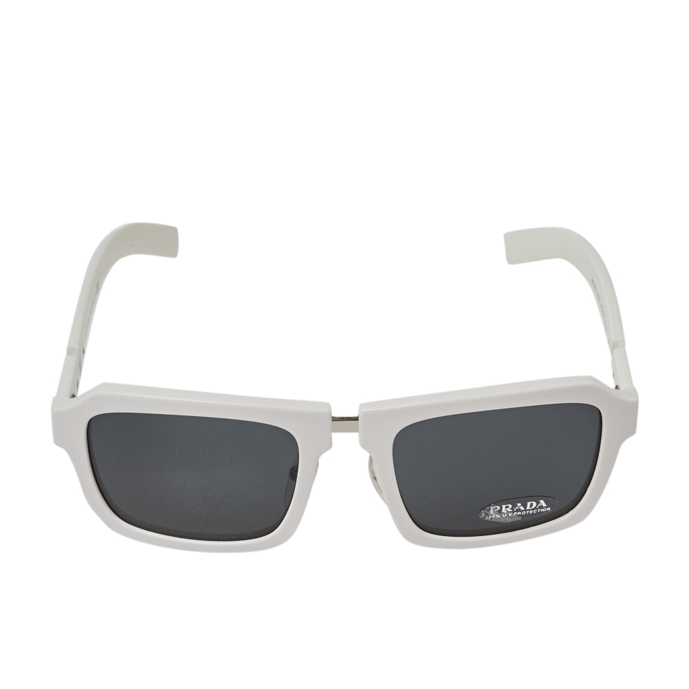 

Prada White/Black SPR09X Square Sunglasses