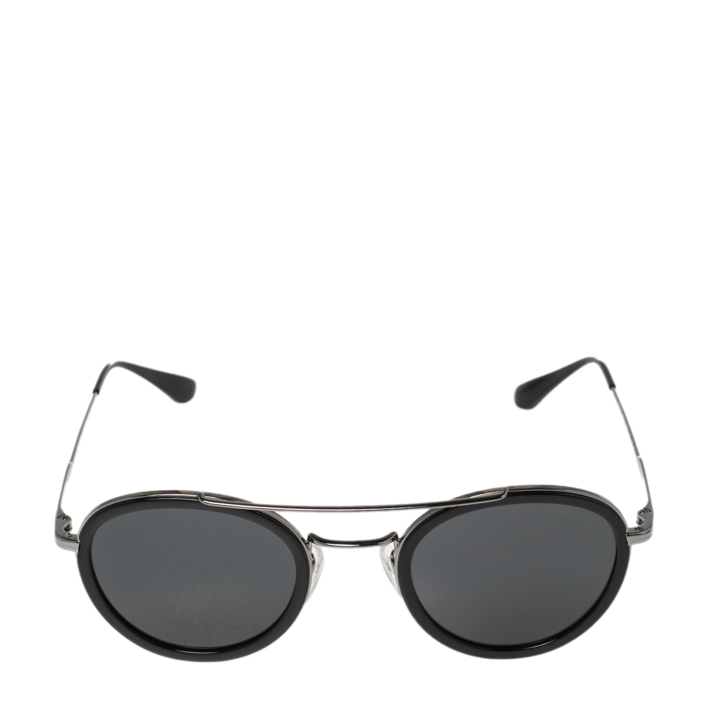 

Prada Black Acetate SPR56X Game Sunglasses