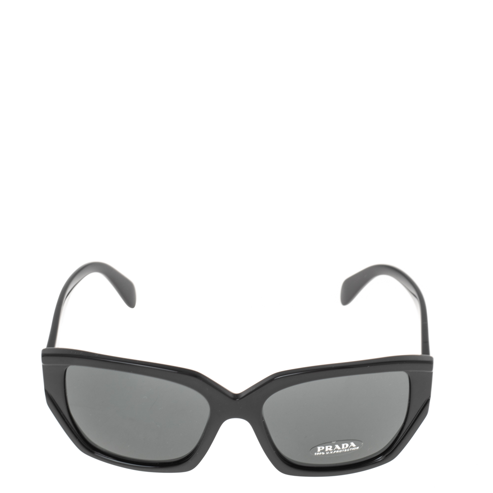 

Prada Black SPR 15X Rectangle Sunglasses