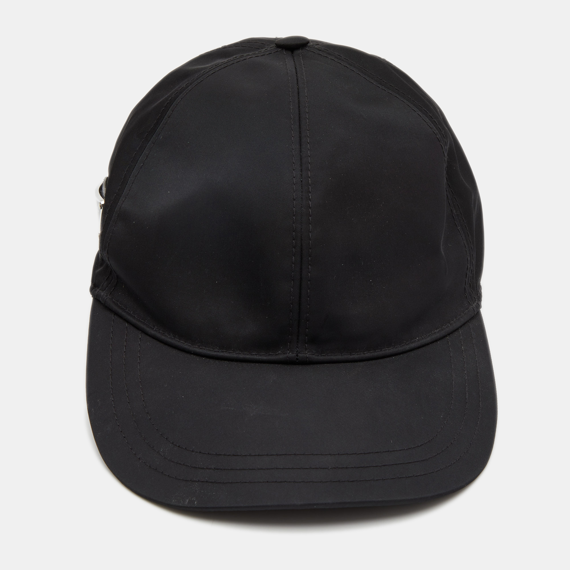 

Prada Black Nylon Baseball Cap