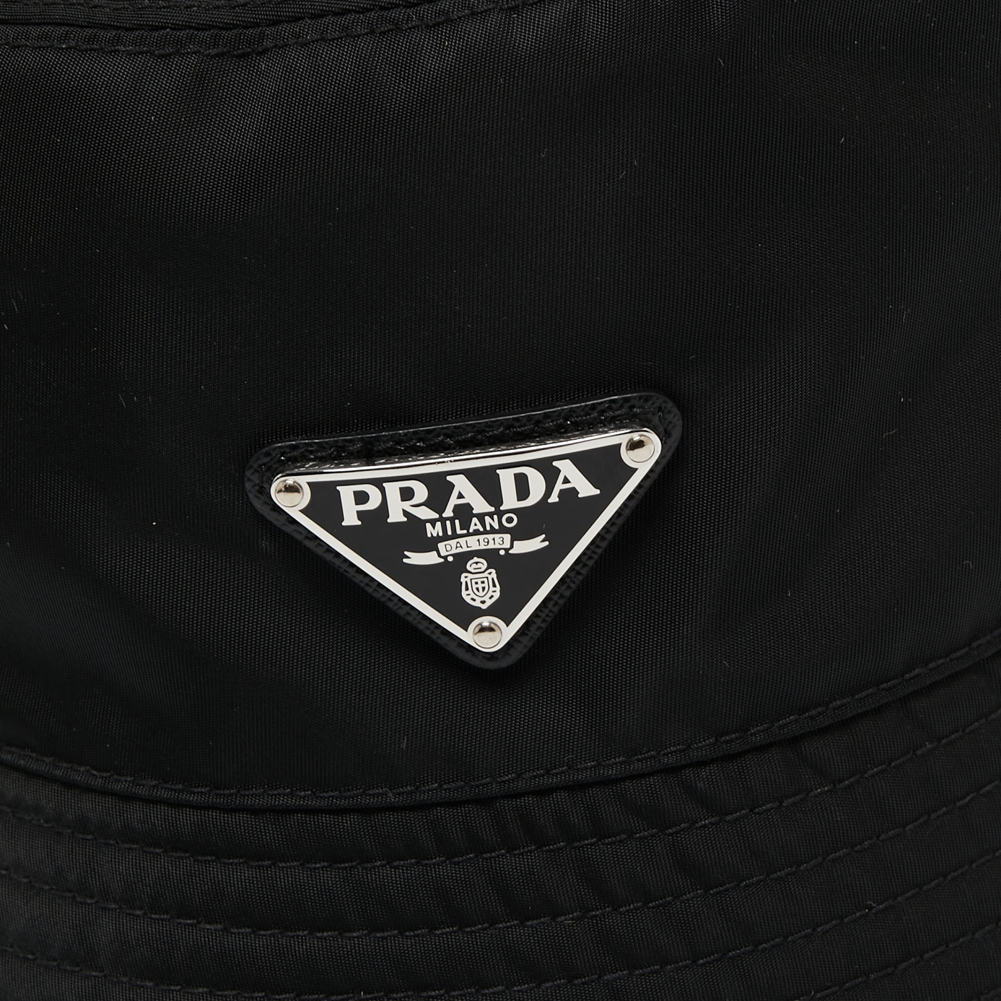 Prada Re-Nylon bucket hat Black ref.266408 - Joli Closet