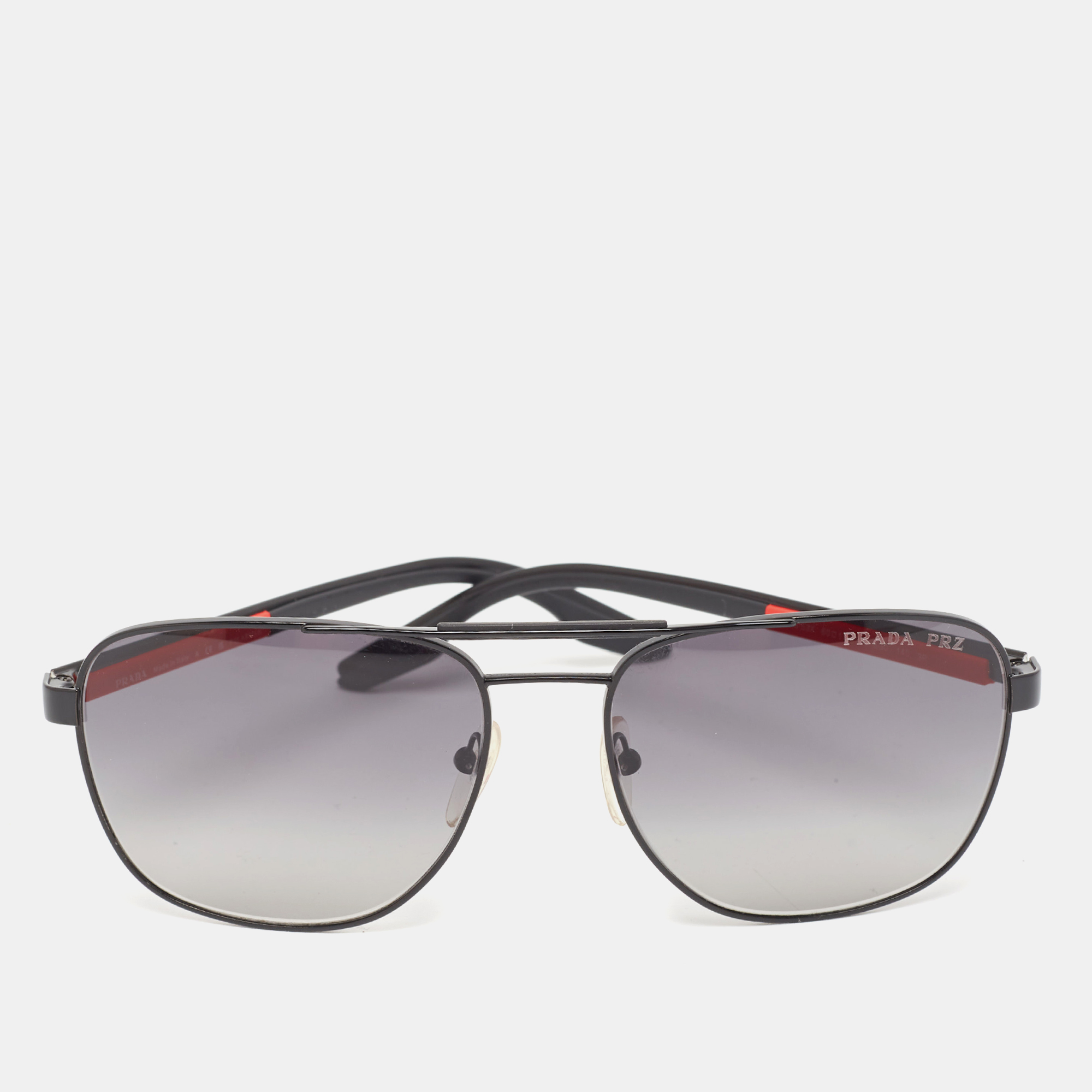 

Prada Sport Black/Red Gradient SPS53X Linea Rossa Sqaure Sunglasses