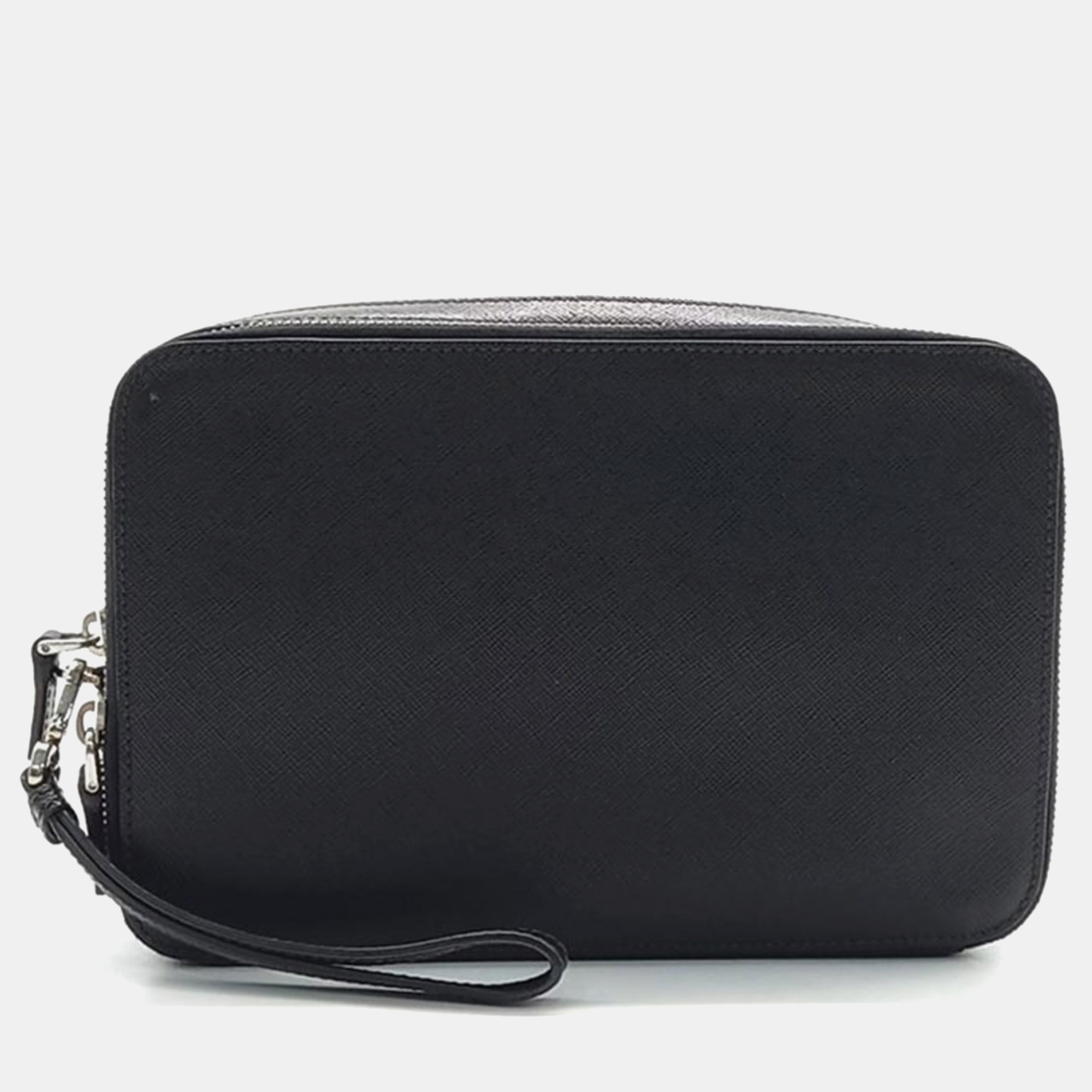 

Prada Saffiano Travel Bag, Black