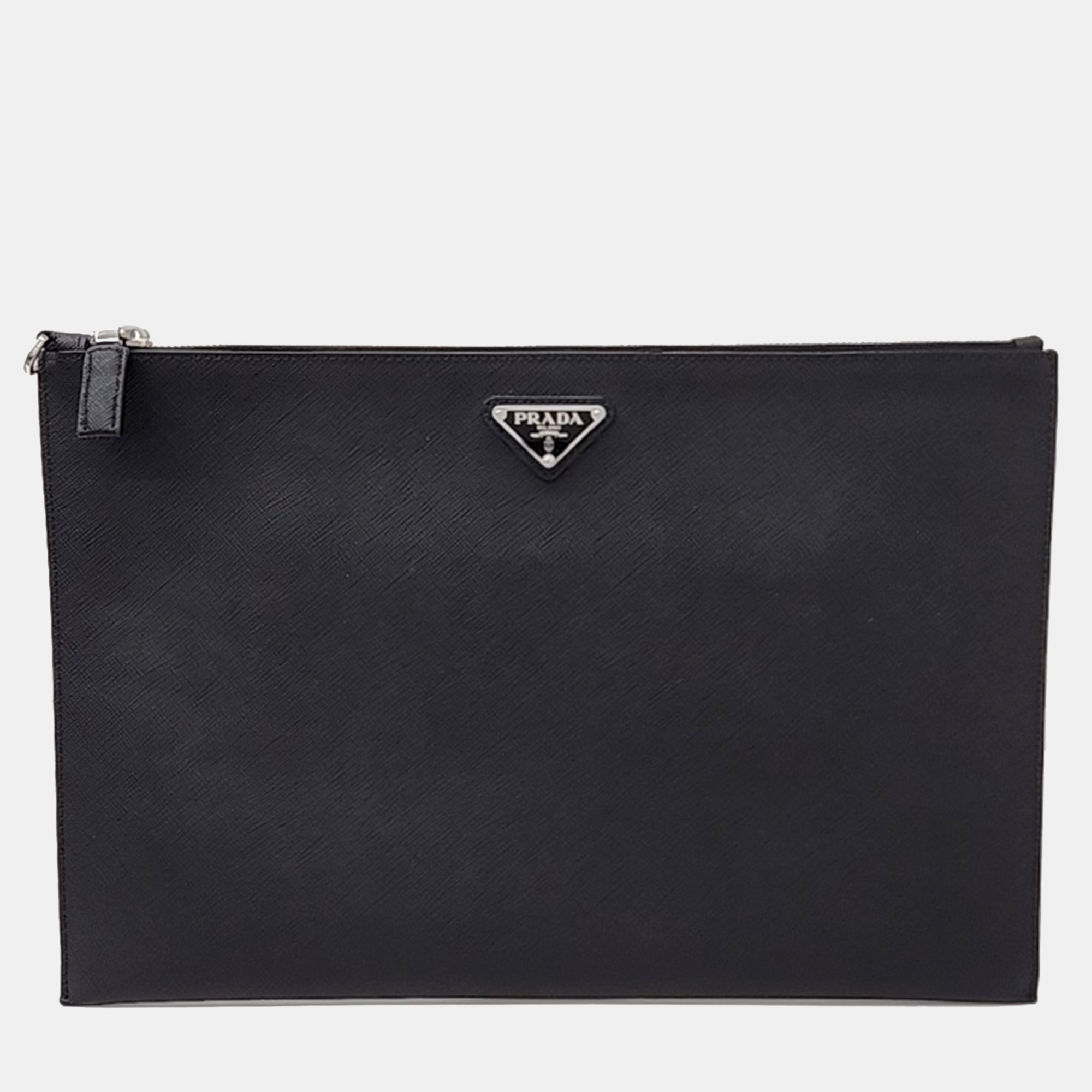 

Prada Saffiano Clutch, Black