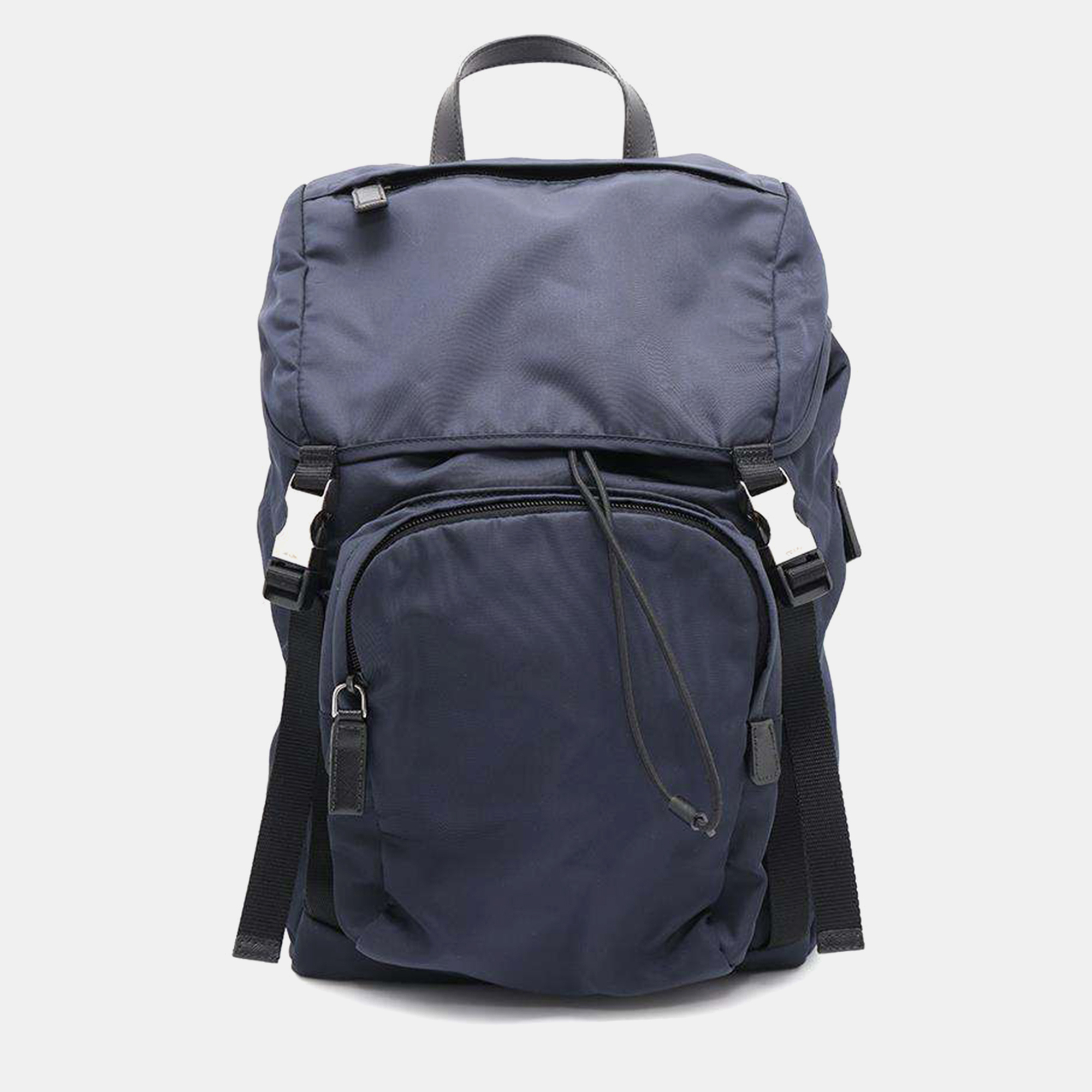 

Prada Backpack Navy Nylon, Navy blue