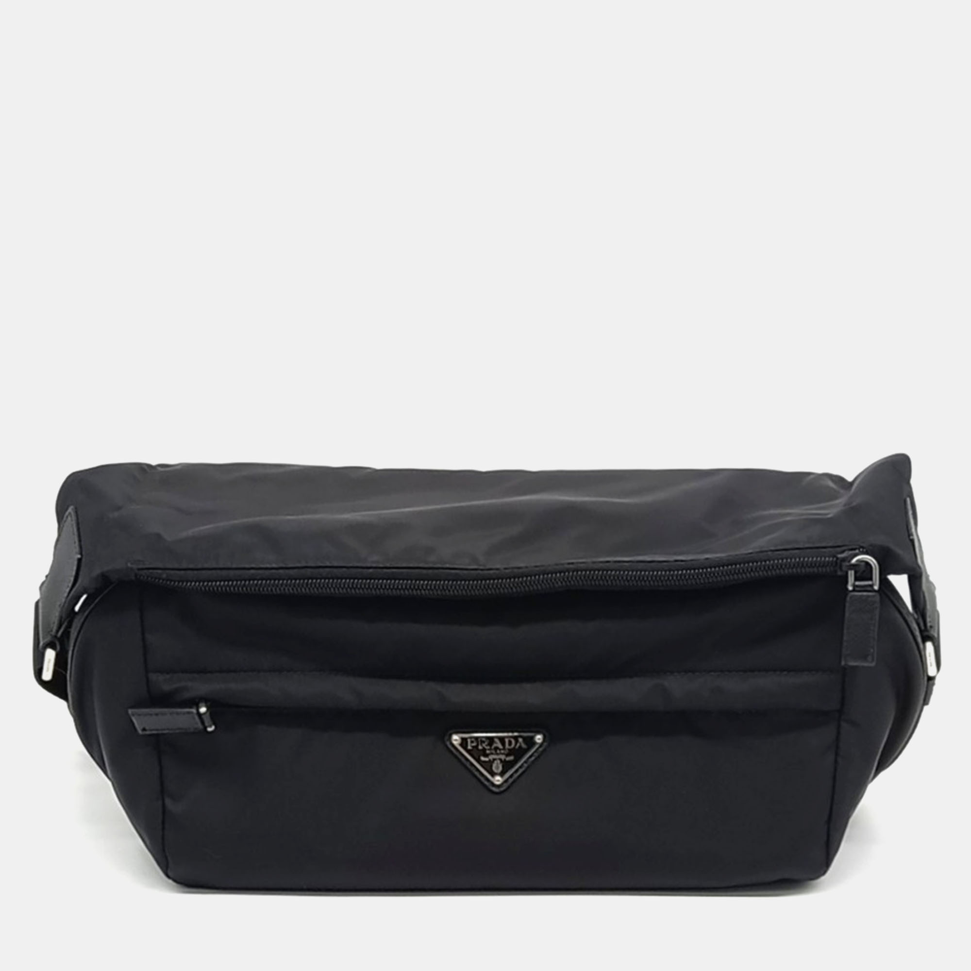 

Prada Black Nylon Biker Bag Medium
