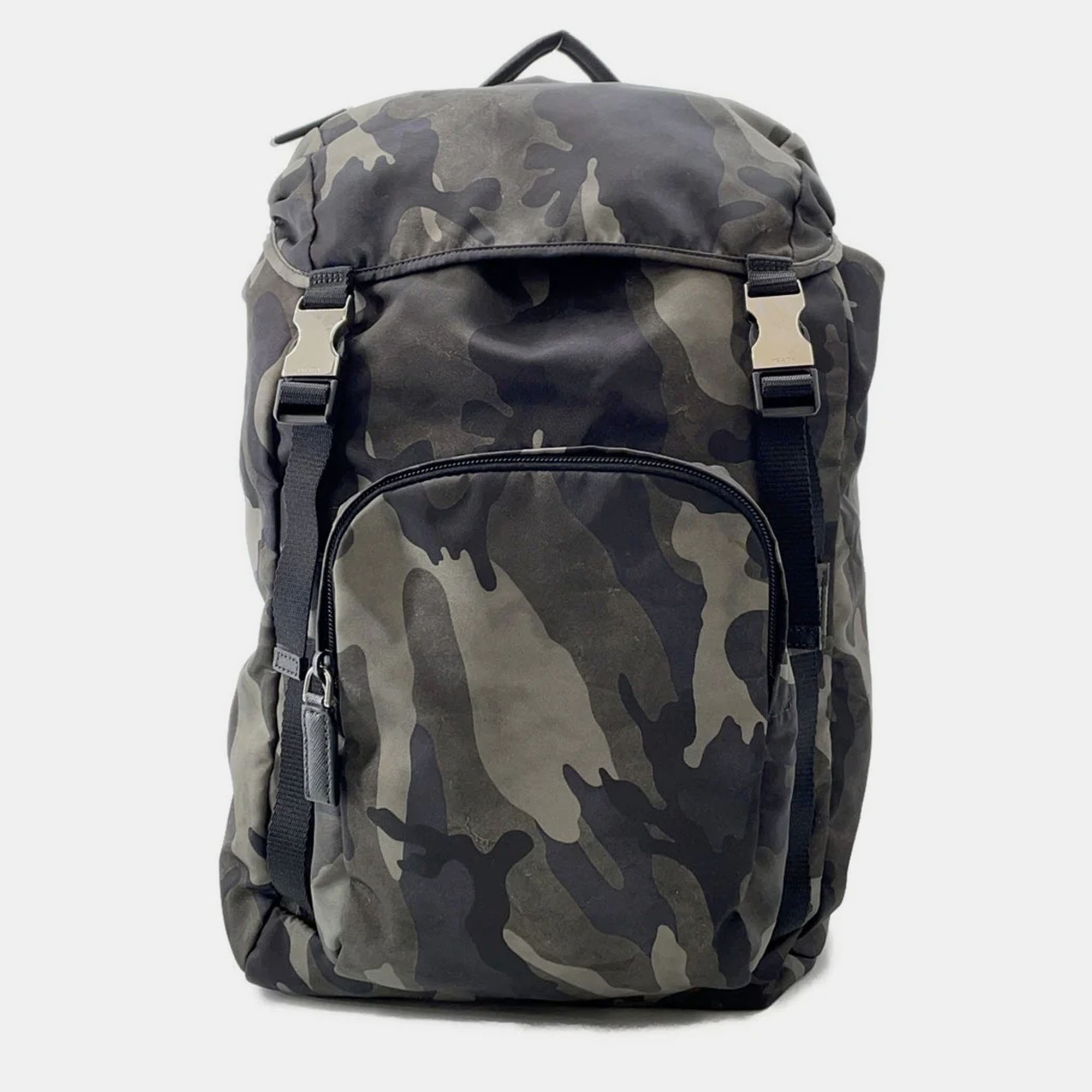 

Prada Camouflage Backpack Khaki/Black Nylon