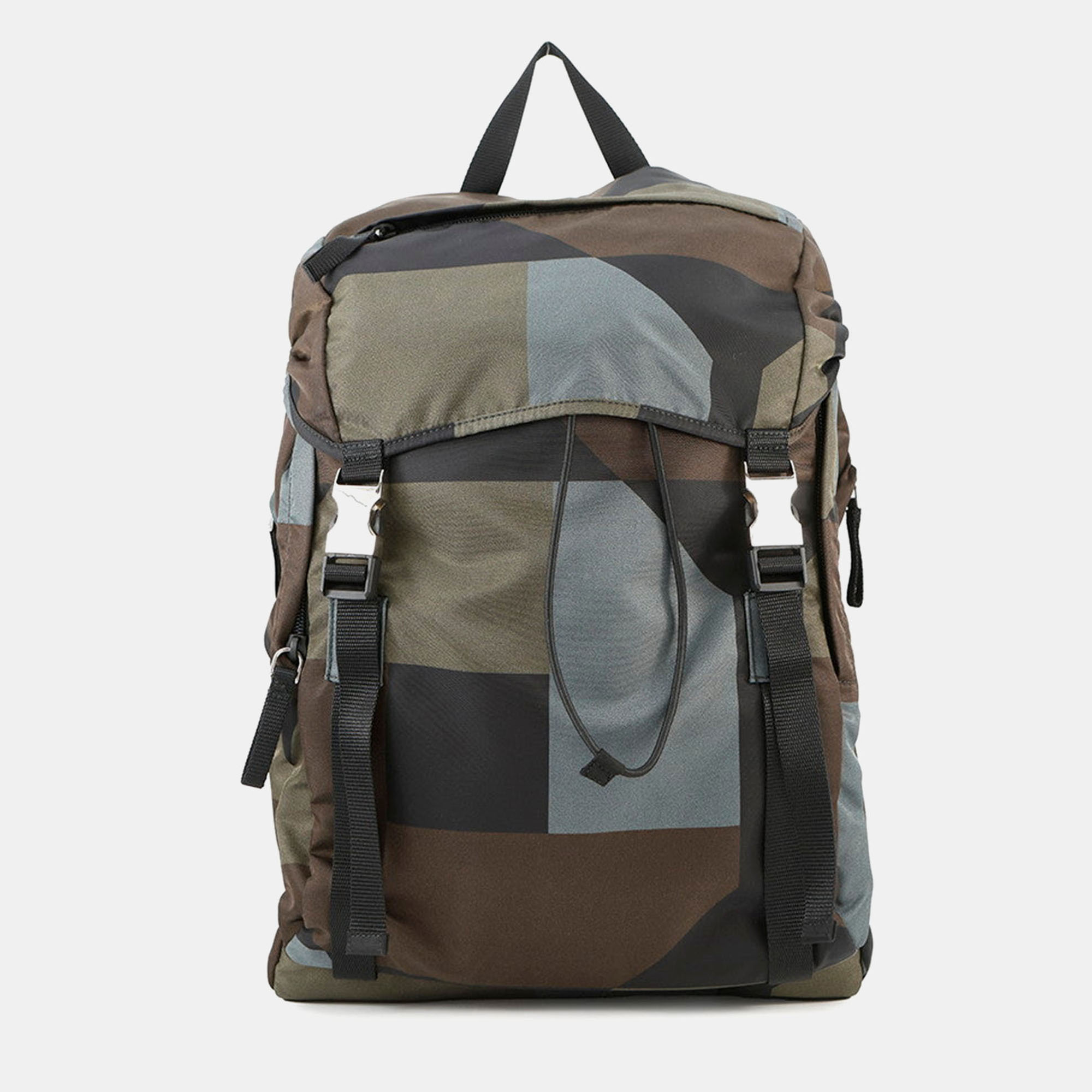 

Prada Backpack Khaki/Multicolor Nylon