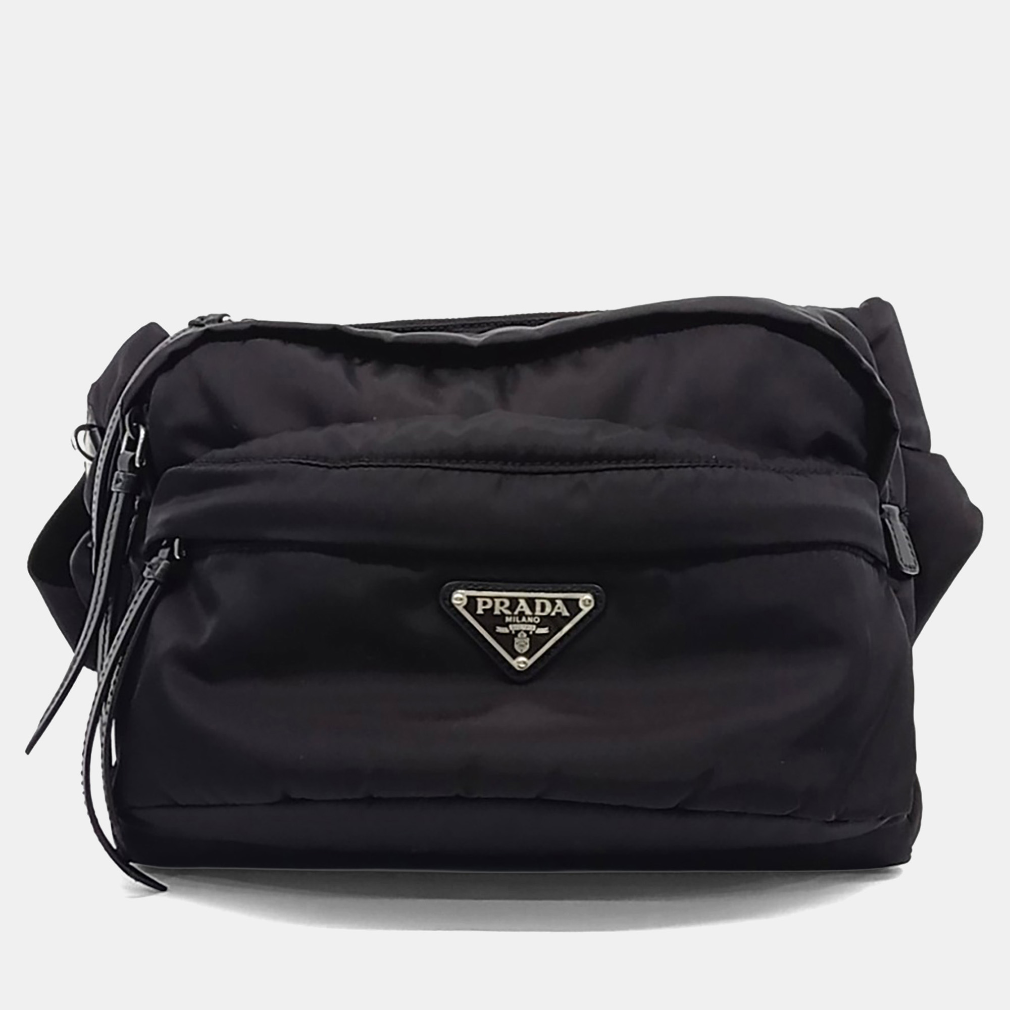 

Prada Black Nylon Re-Nylon Biker Bag