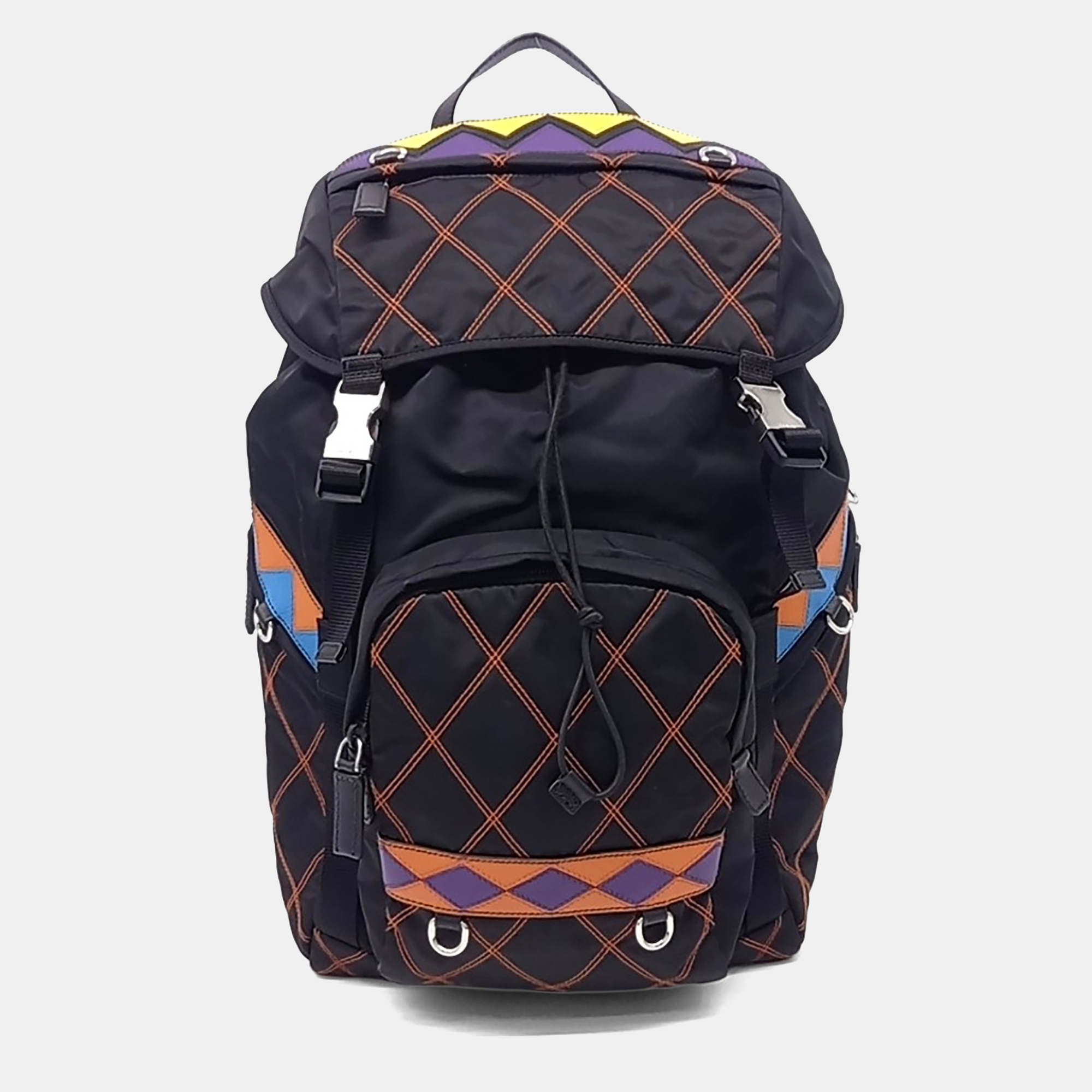 

Prada Multicolor Nylon Tessuto Backpack