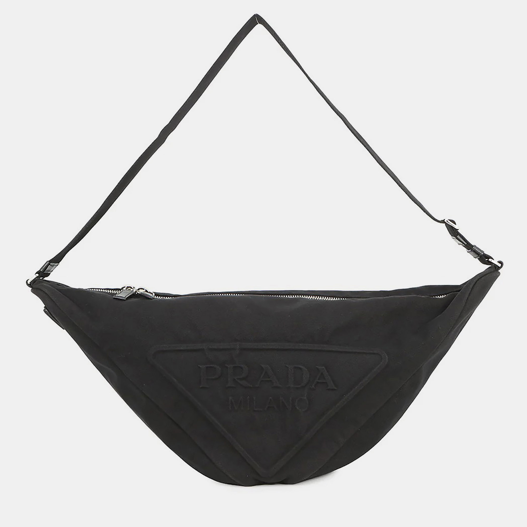 

Prada Shoulder Bag Black Canvas
