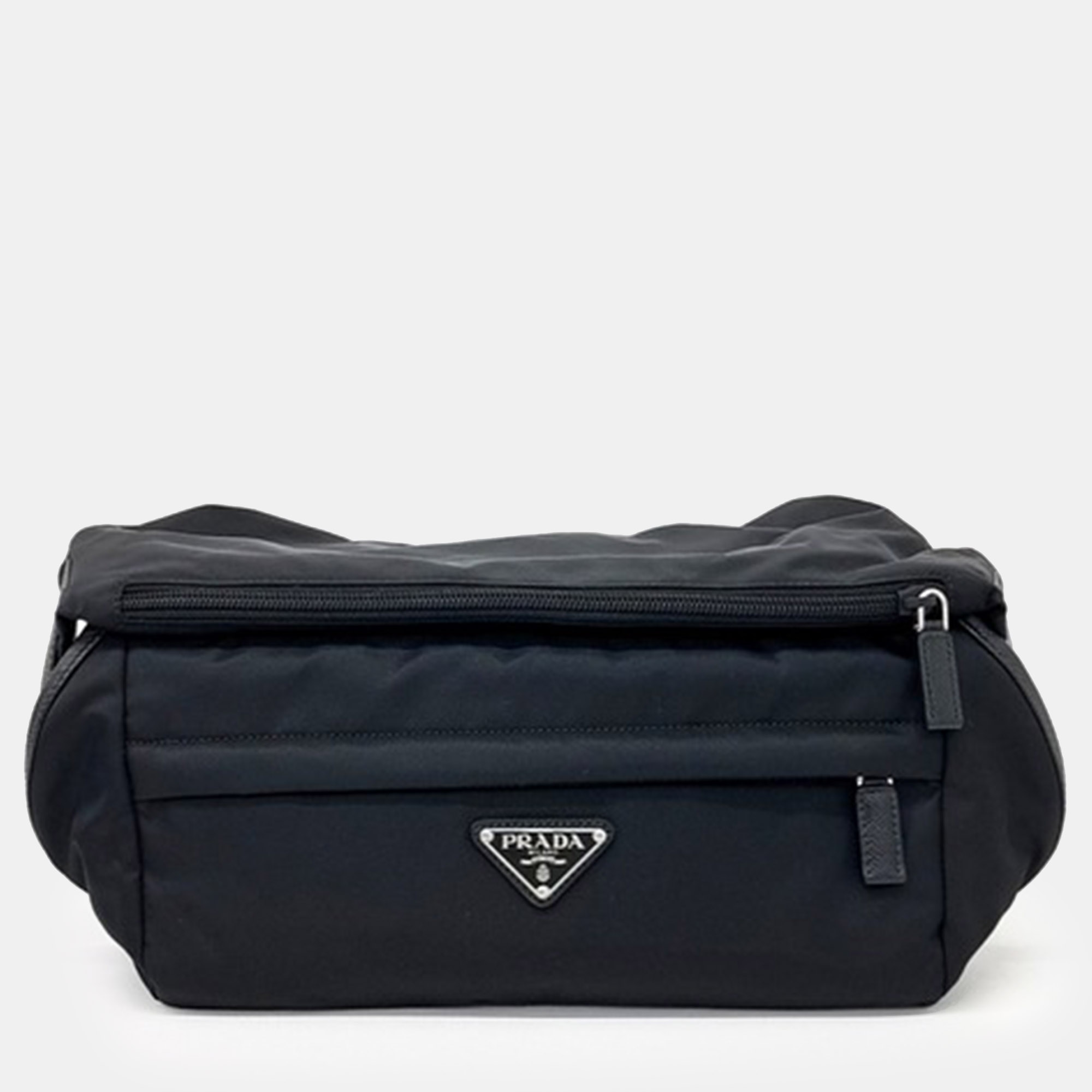 

Prada Black Re-Nylon Biker Bag Medium