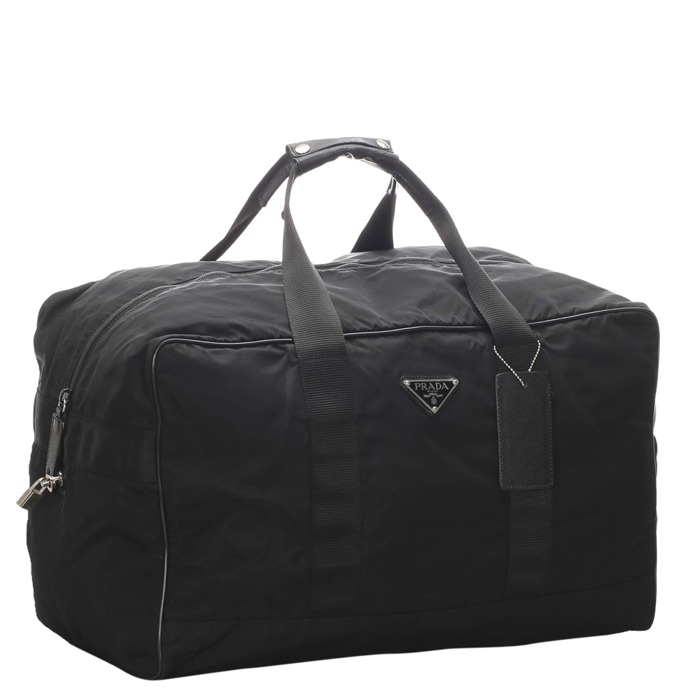 

Prada Black Nylon Tessuto Duffel Bag