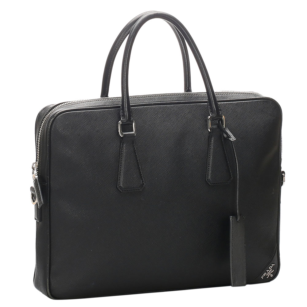 

Prada Black Saffiano Leather Business Bag