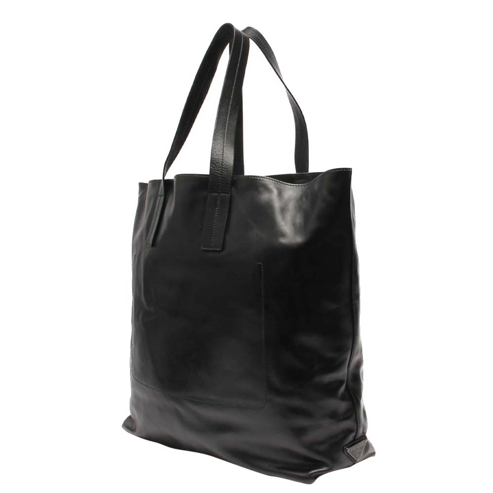 

Prada Black Leather Tote Bag