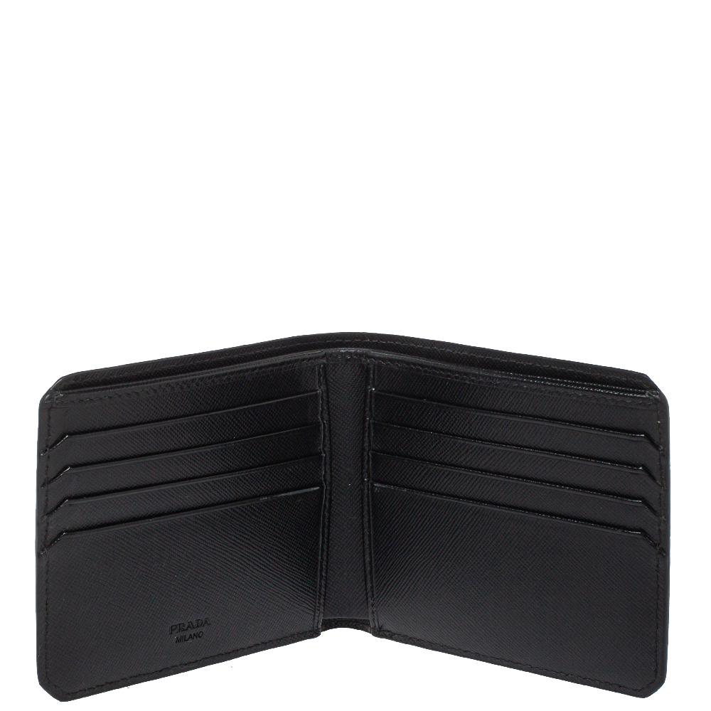 

Prada Black Saffiano Leather Bifold Wallet