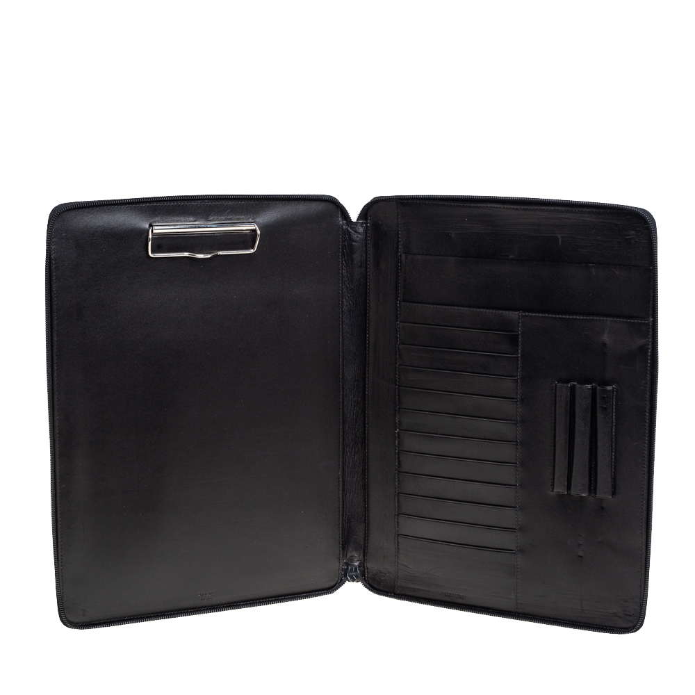 

Prada Black Nylon Document Holder
