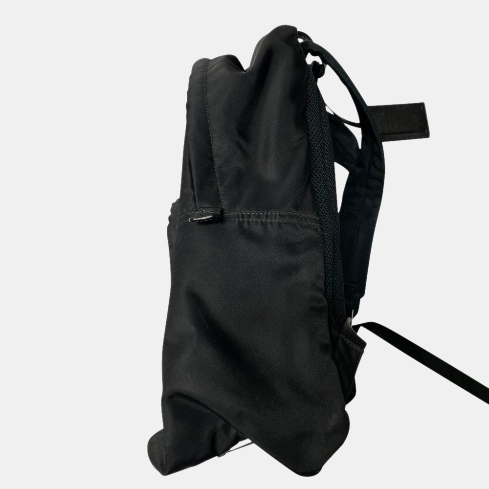 

Prada Black Nylon Zip Around Backpack