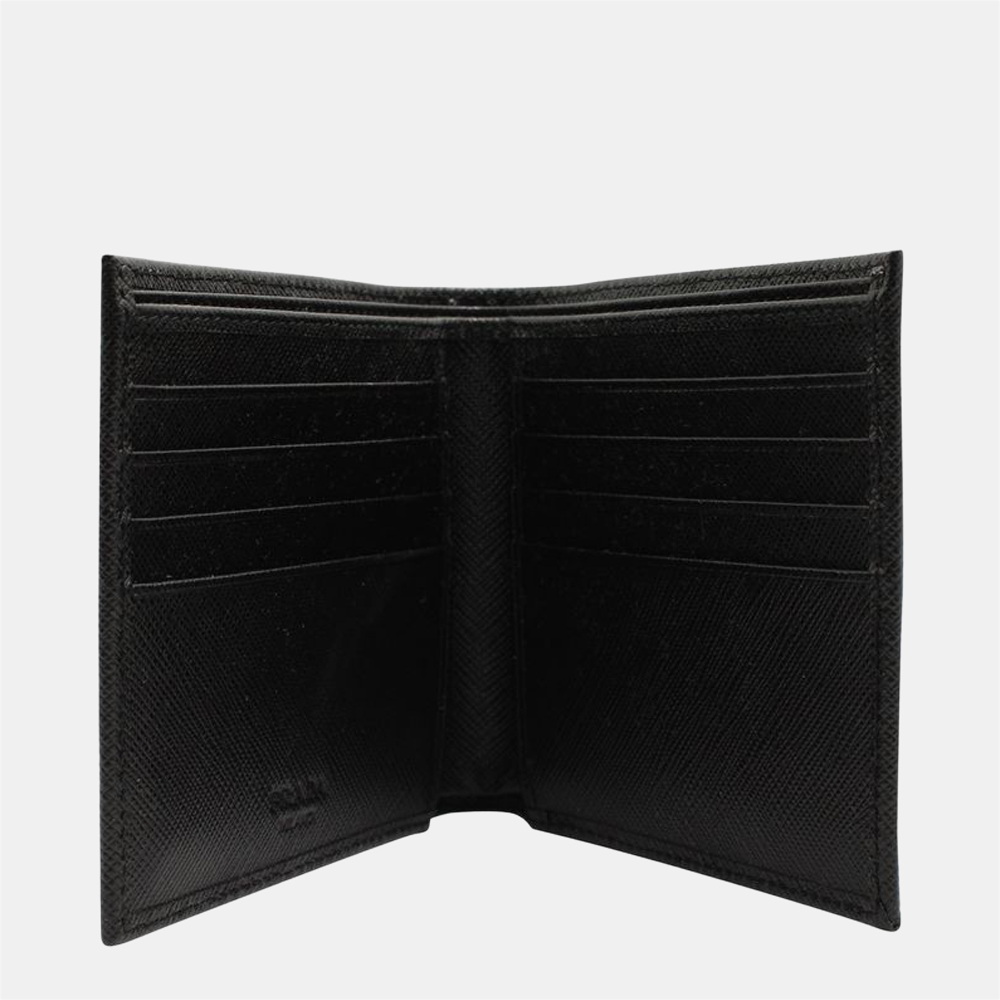 

Prada Black Saffiano Leather Fold Wallet