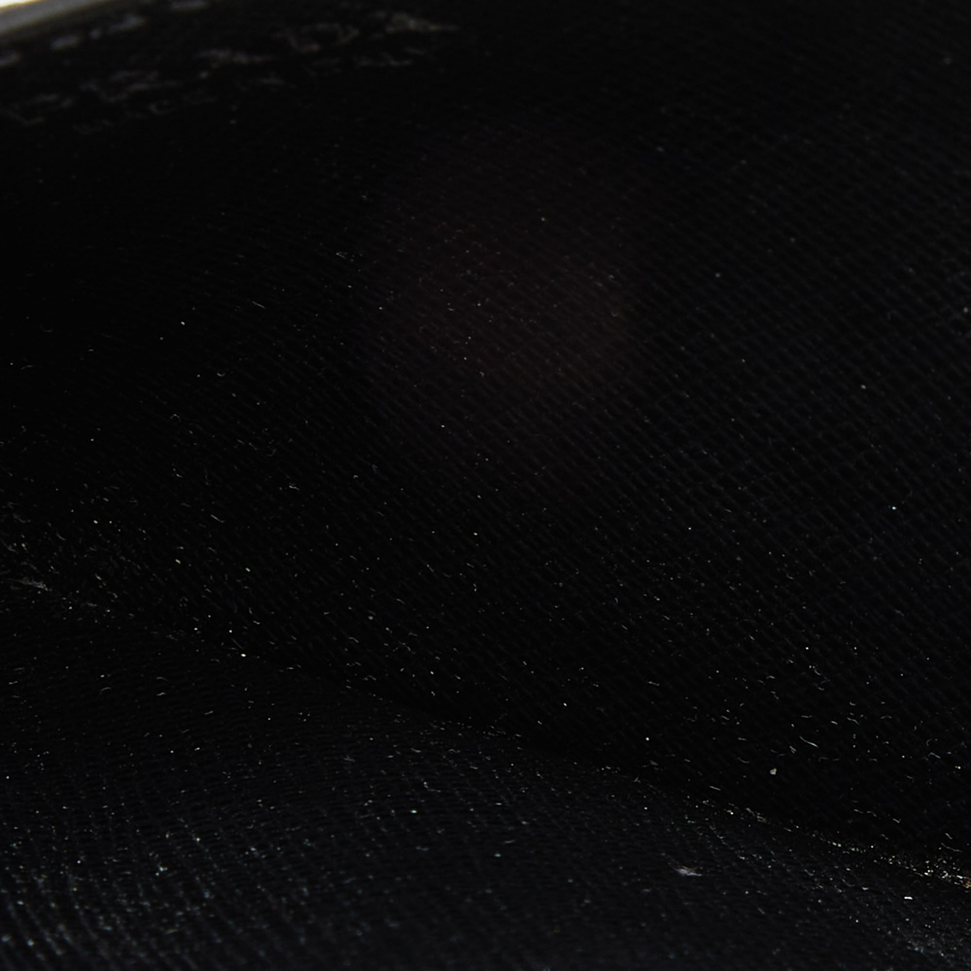 

Prada Black Saffiano Metal Leather Card Holder
