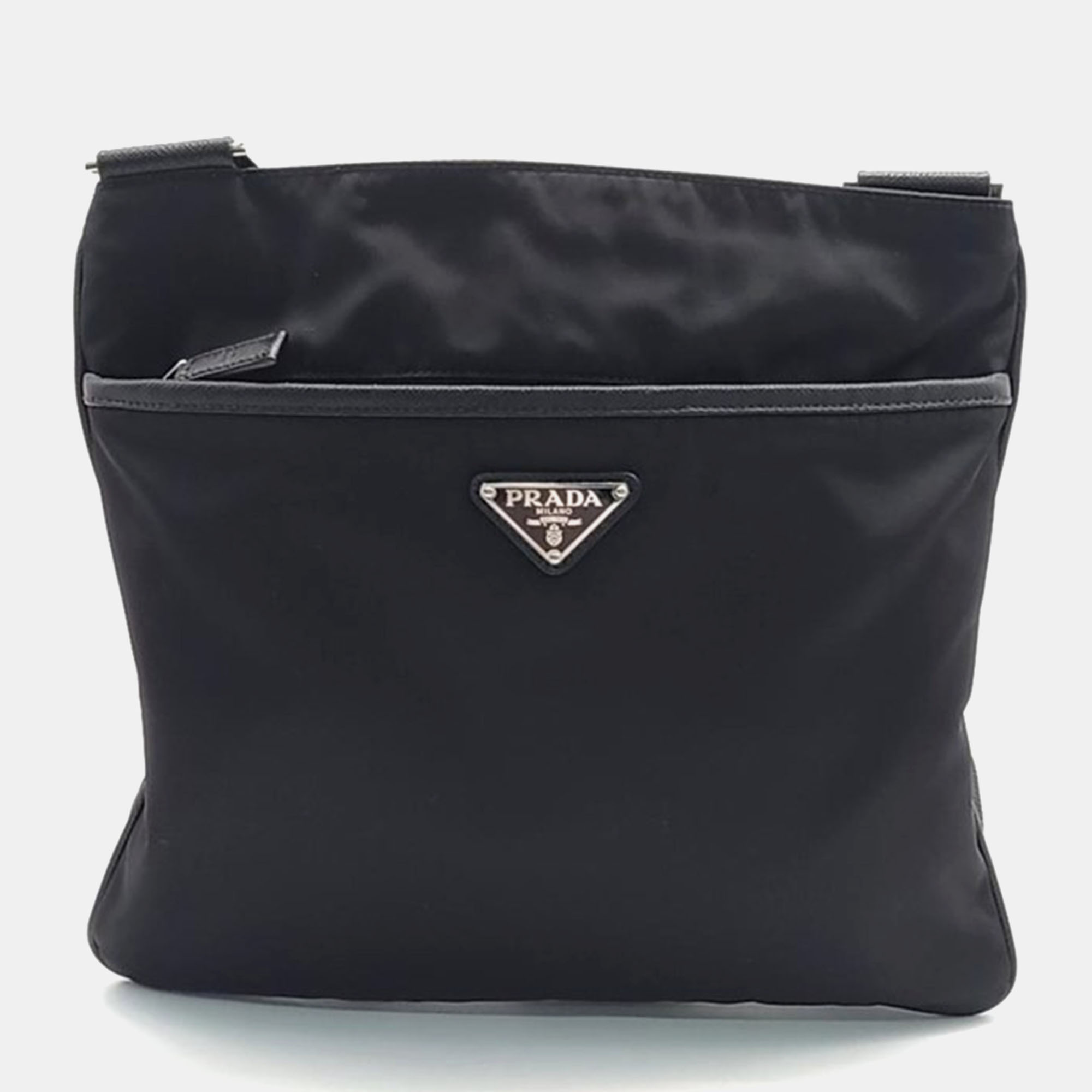 

Prada Re-Nylon Crossbody Bag, Black