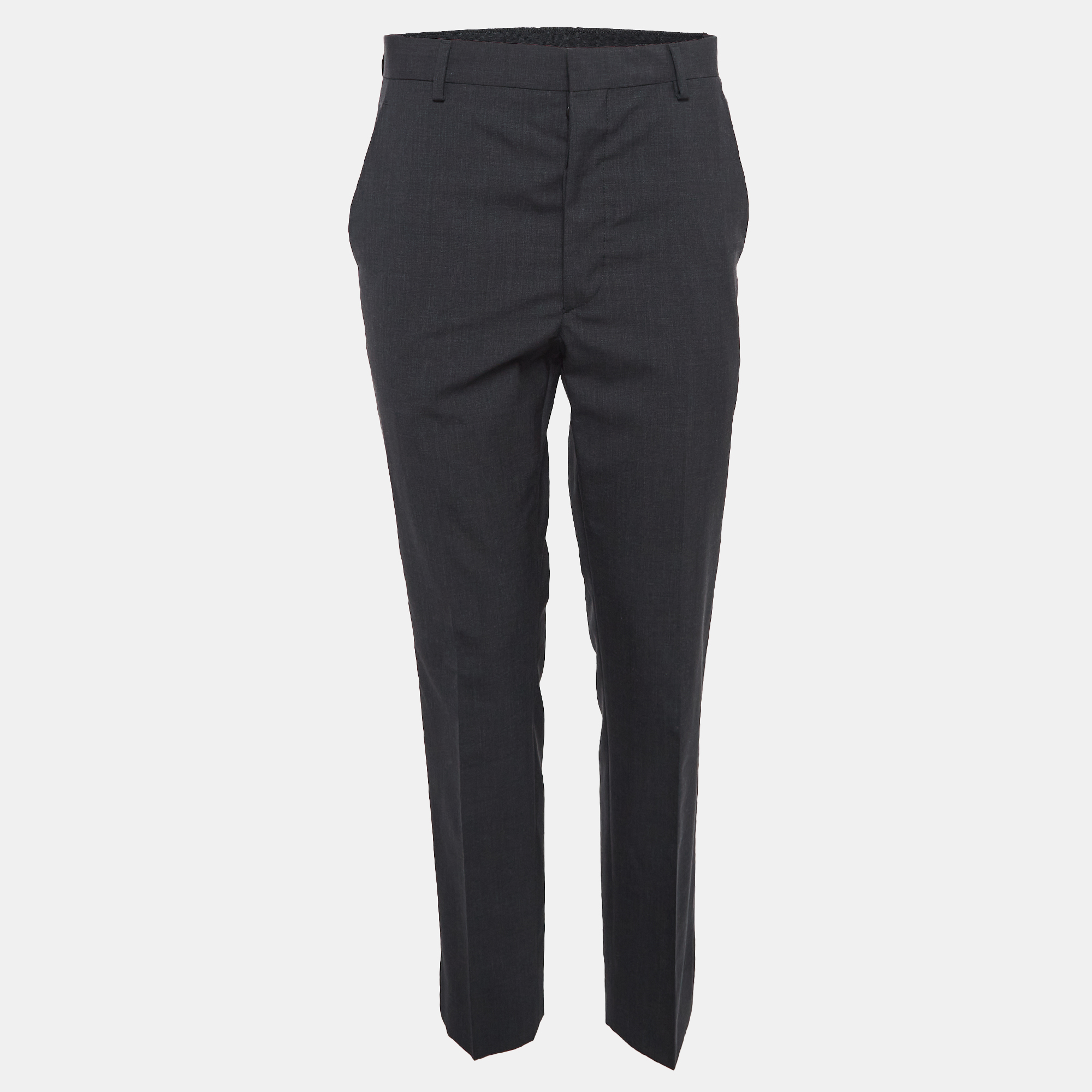 

Prada Black Virgin Wool Trousers S