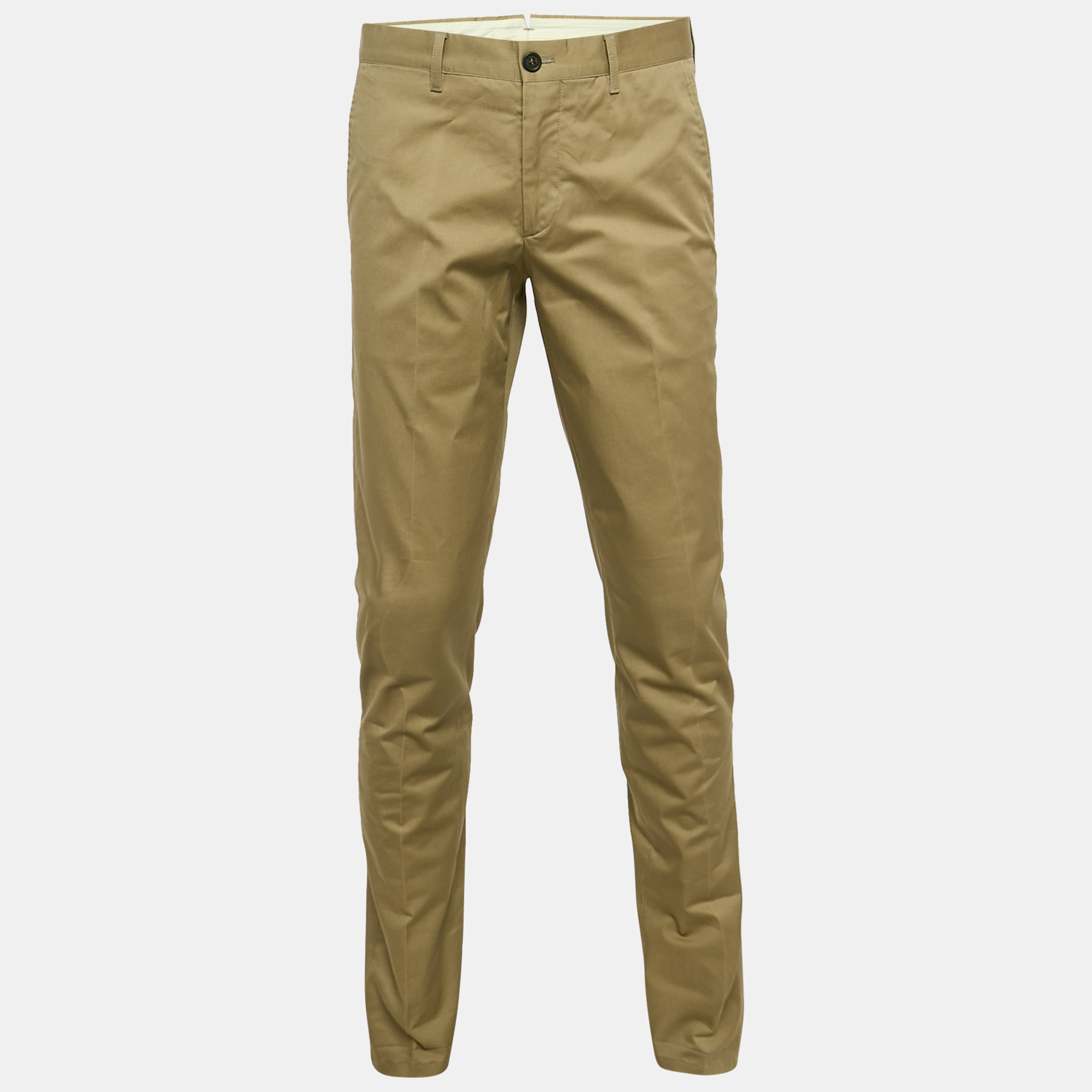 

Prada Beige Gabardine Formal Trousers M
