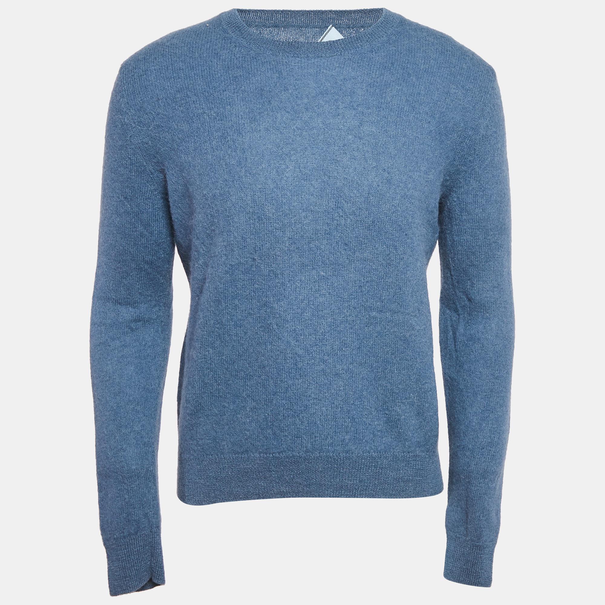 

Prada Blue Wool Crewneck Sweater L