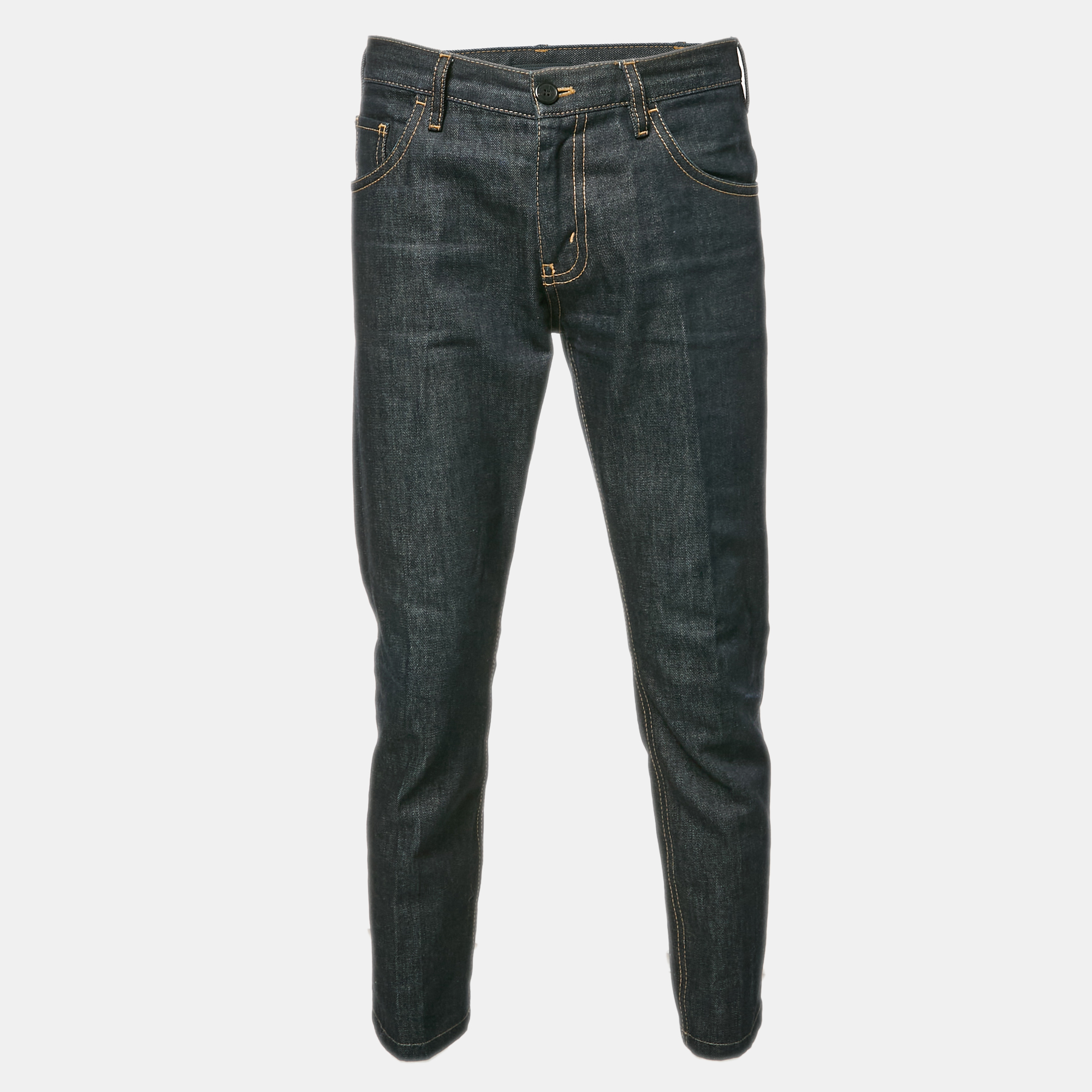 

Prada Navy Blue Denim Regular Fit Jeans L Waist 34"