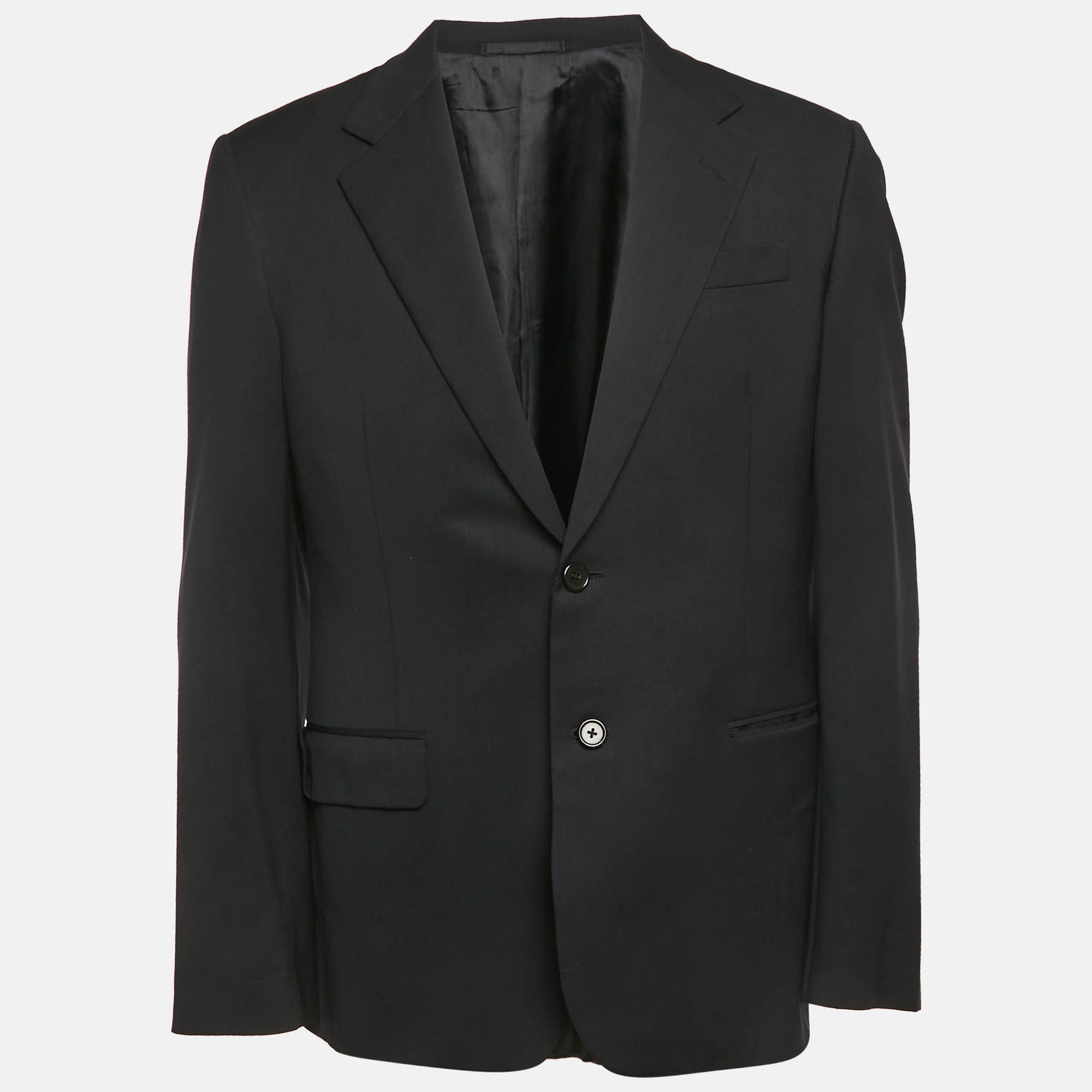 

Prada Navy Blue Wool Regular Fit Blazer L