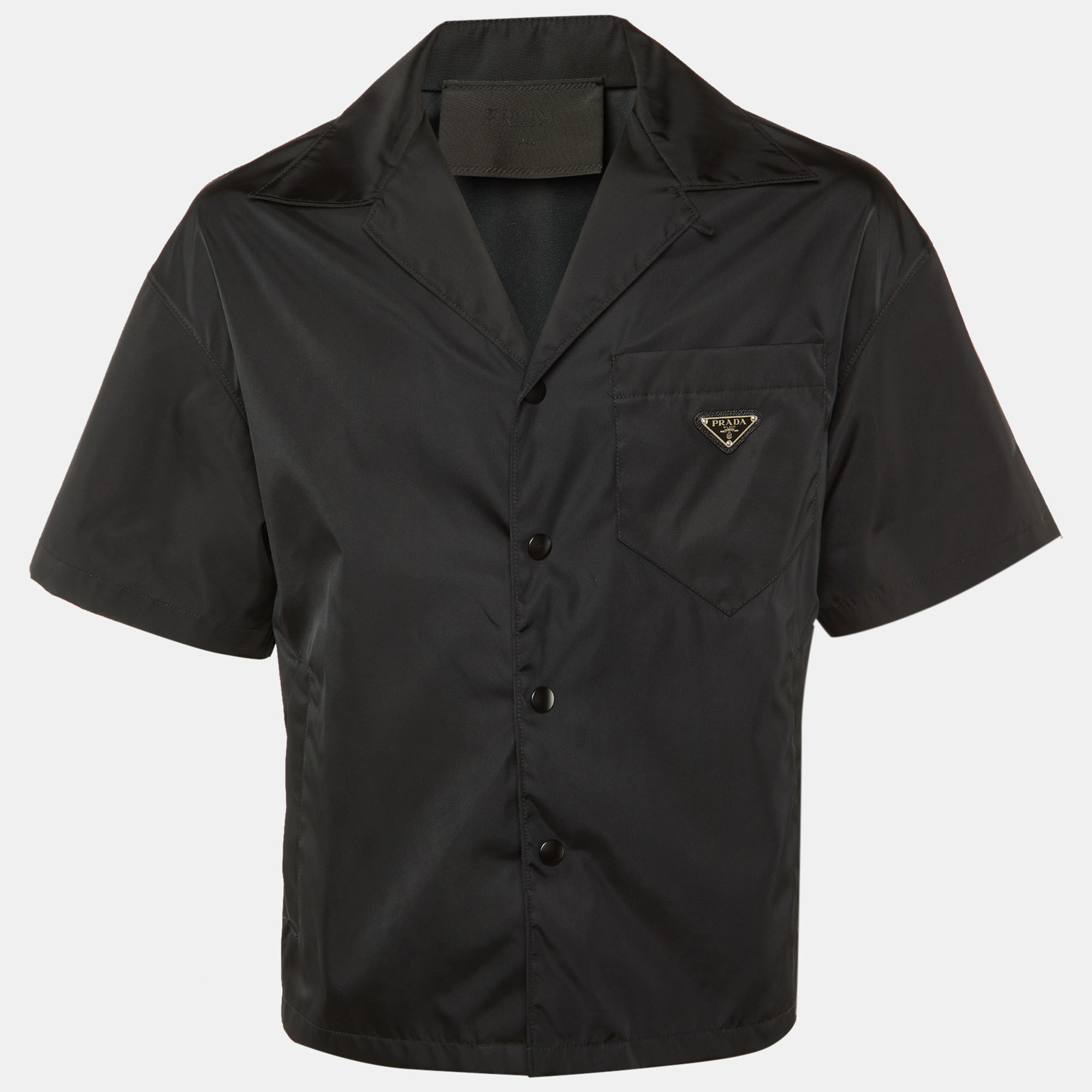 

Prada Black Re-Nylon Oversized Short Sleeve Shirt S