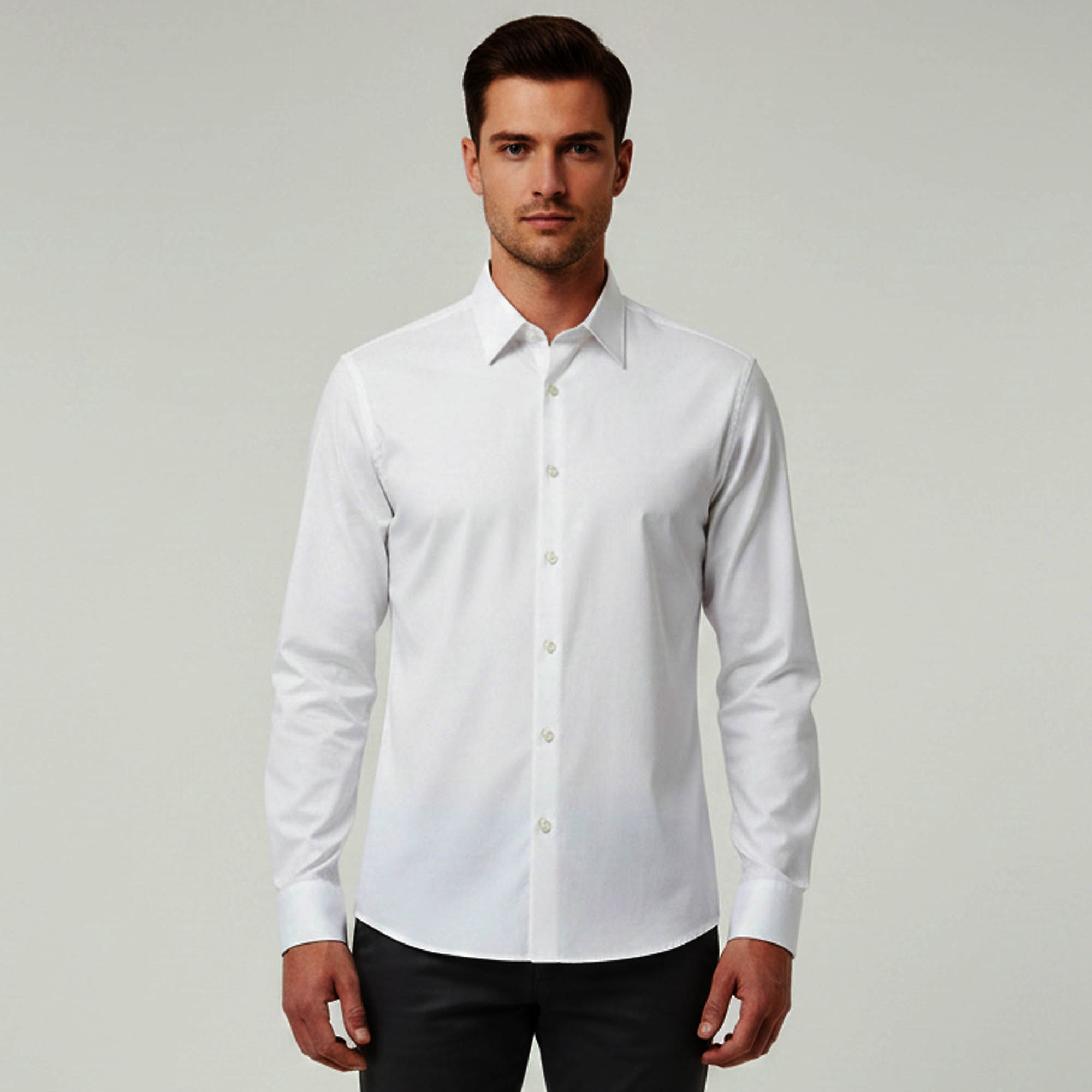 

Prada White Cotton Button Up Shirt S
