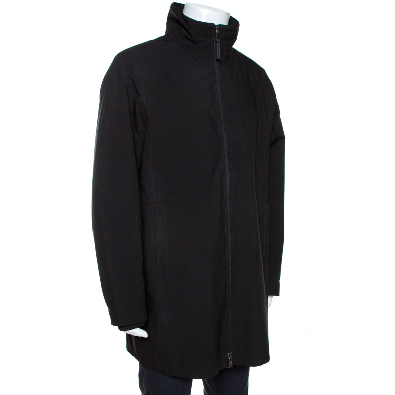 

Prada Black Nylon Zip Front Jacket