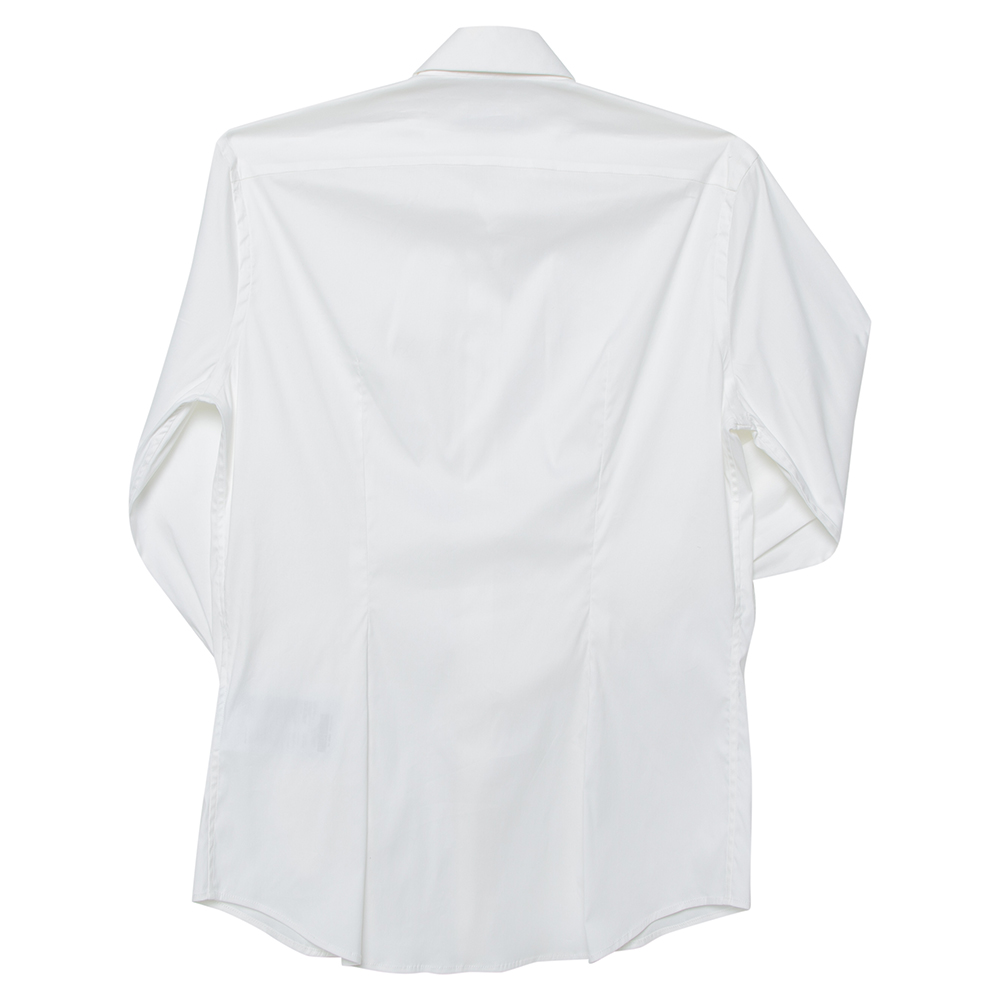 

Prada Cream Cotton Button Front Shirt