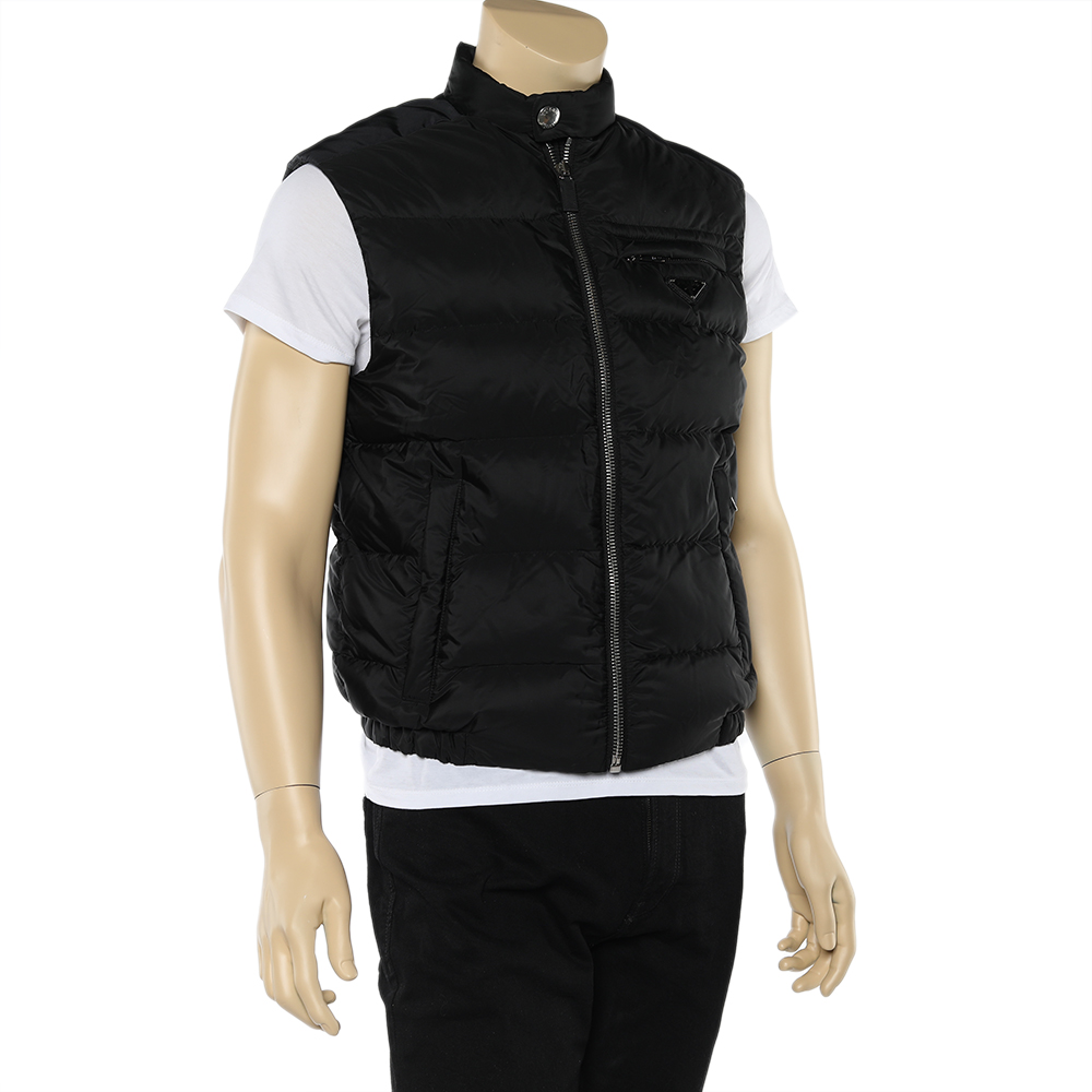 

Prada Black Synthetic Sleeveless Puffer Jacket