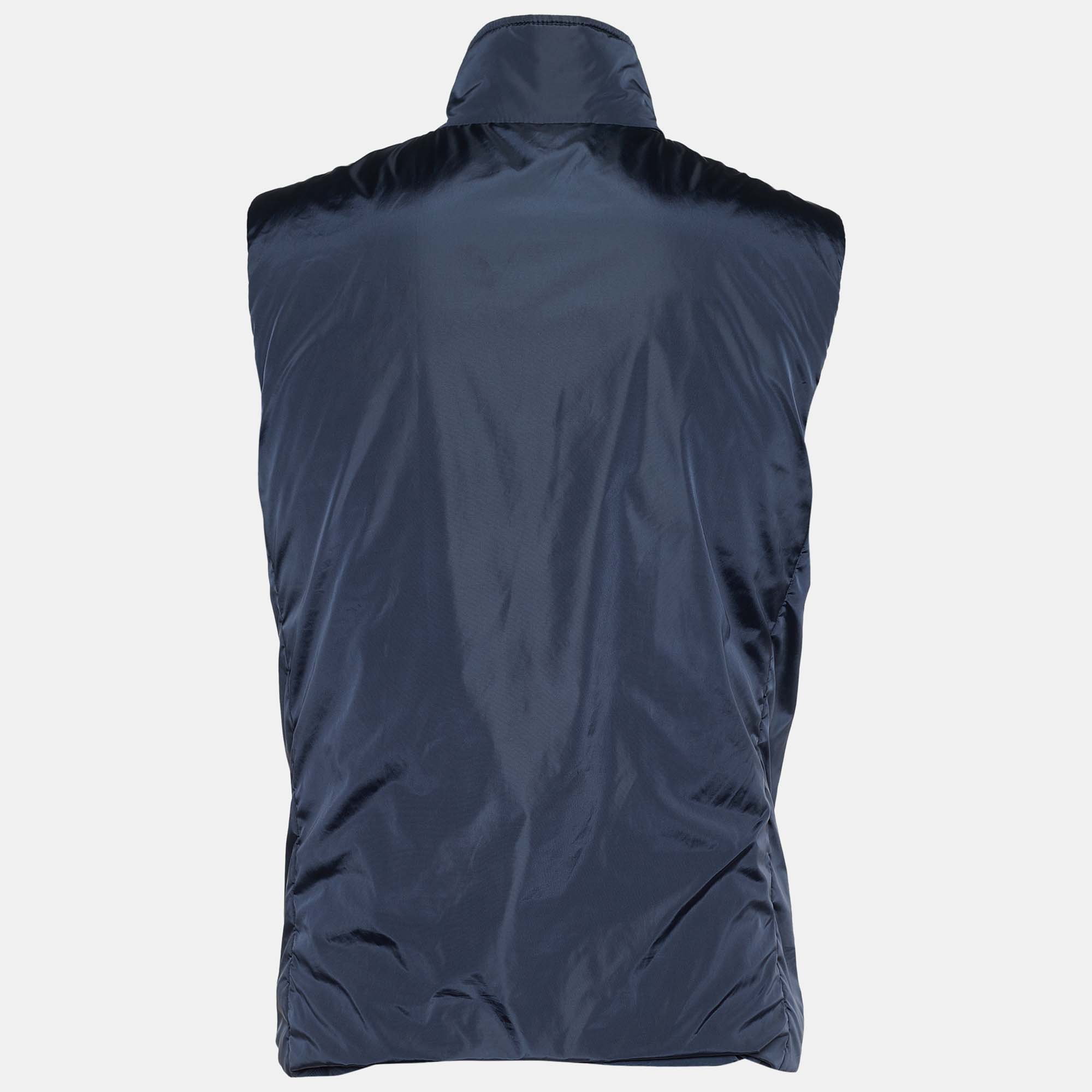 

Prada Sport Navy Blue Technical Gilet