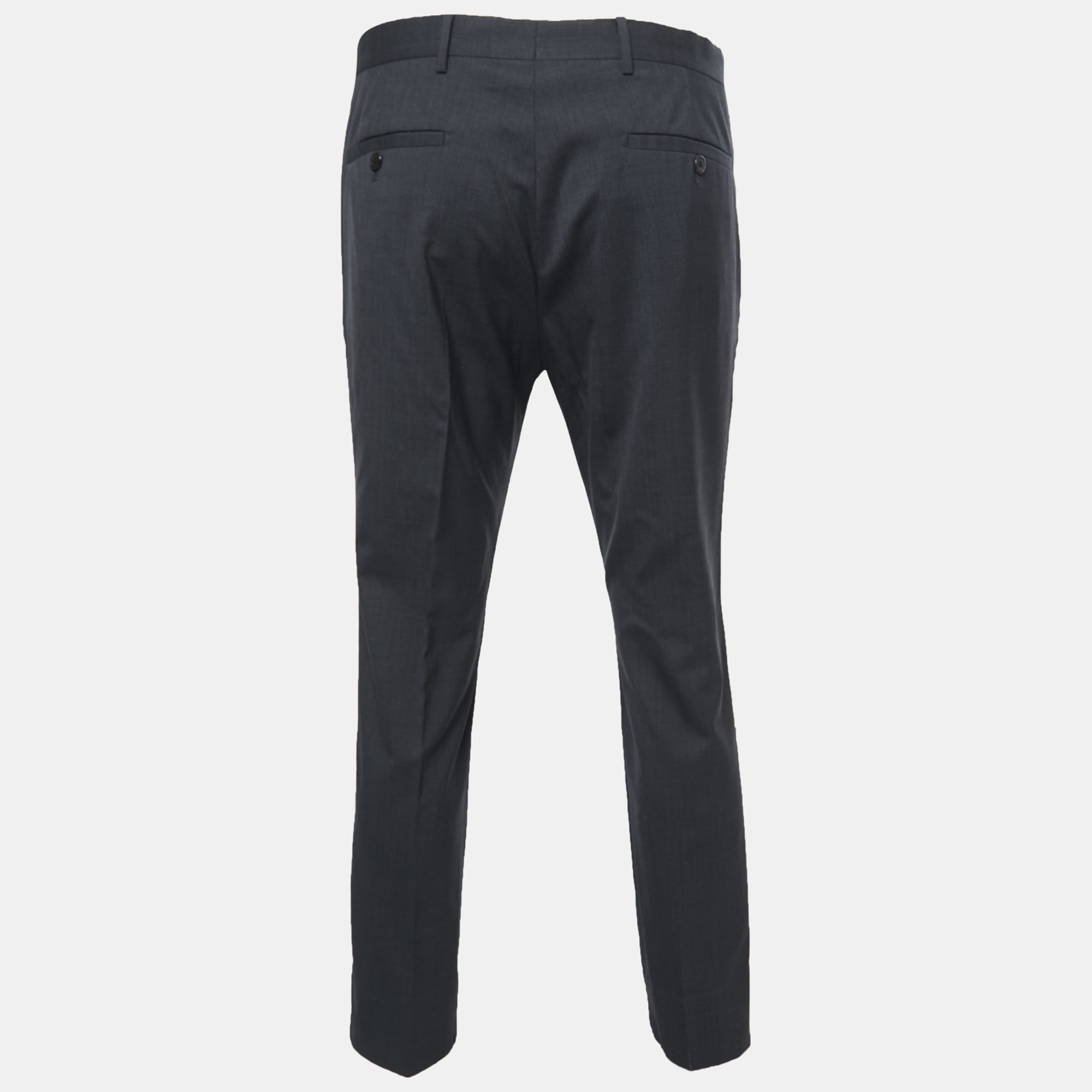

Prada Charcoal Grey Wool Trousers
