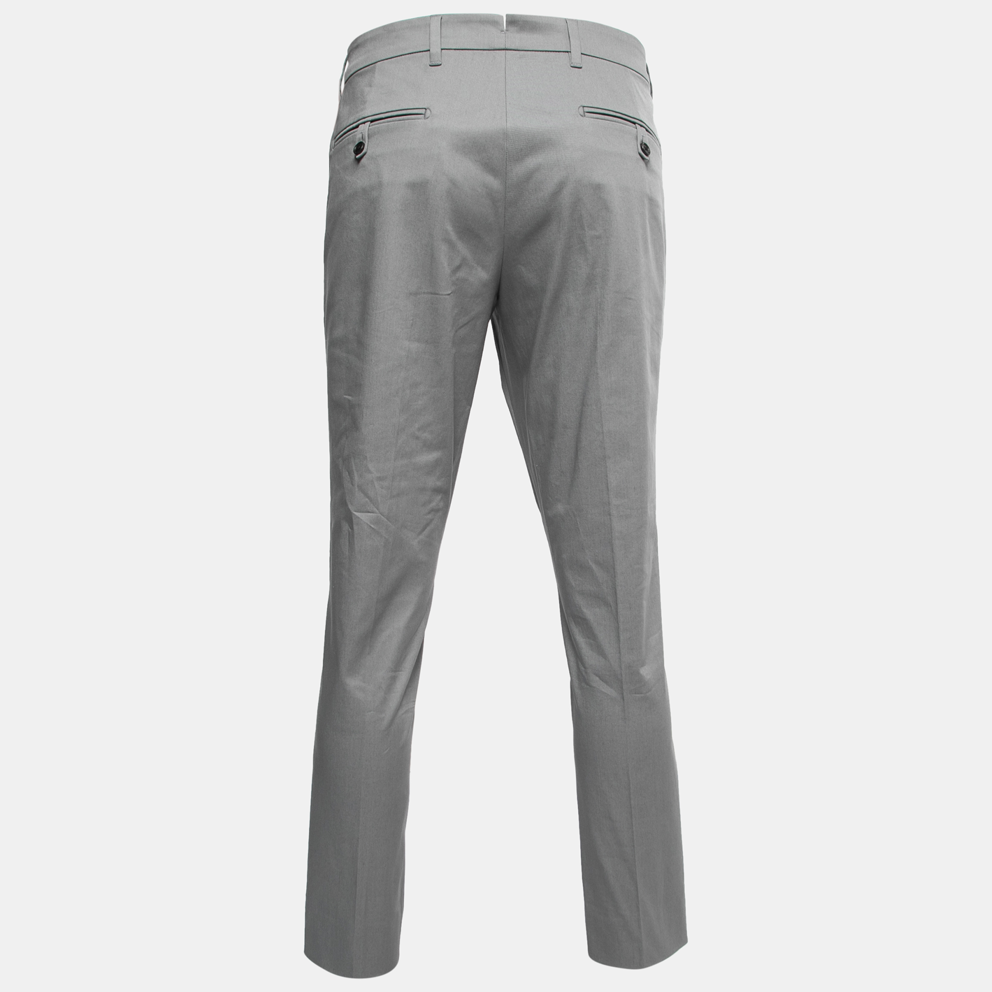 

Prada Grey Stretch Cotton Trousers