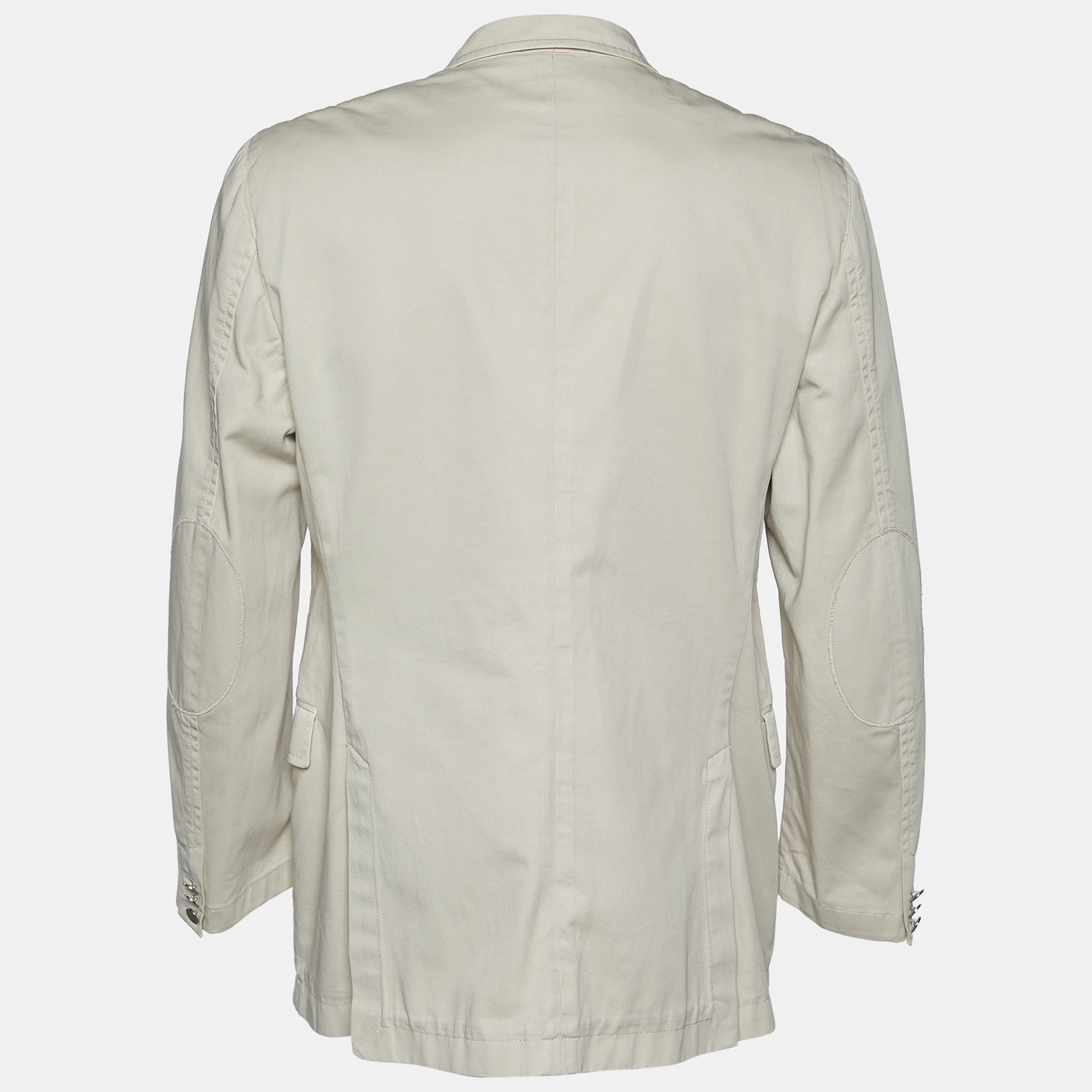 

Prada Beige Cotton Button Front Blazer