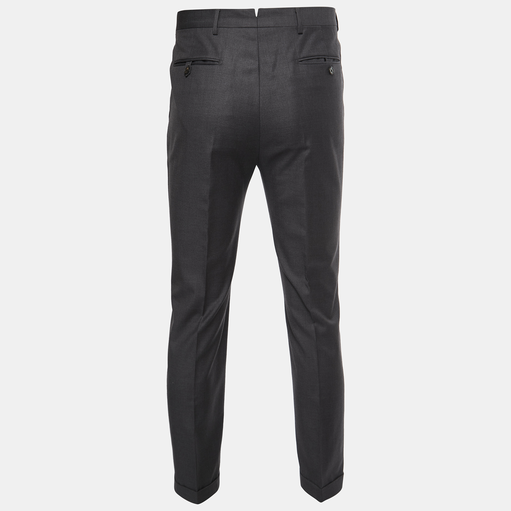 

Prada Grey Wool Regular Fit Pants