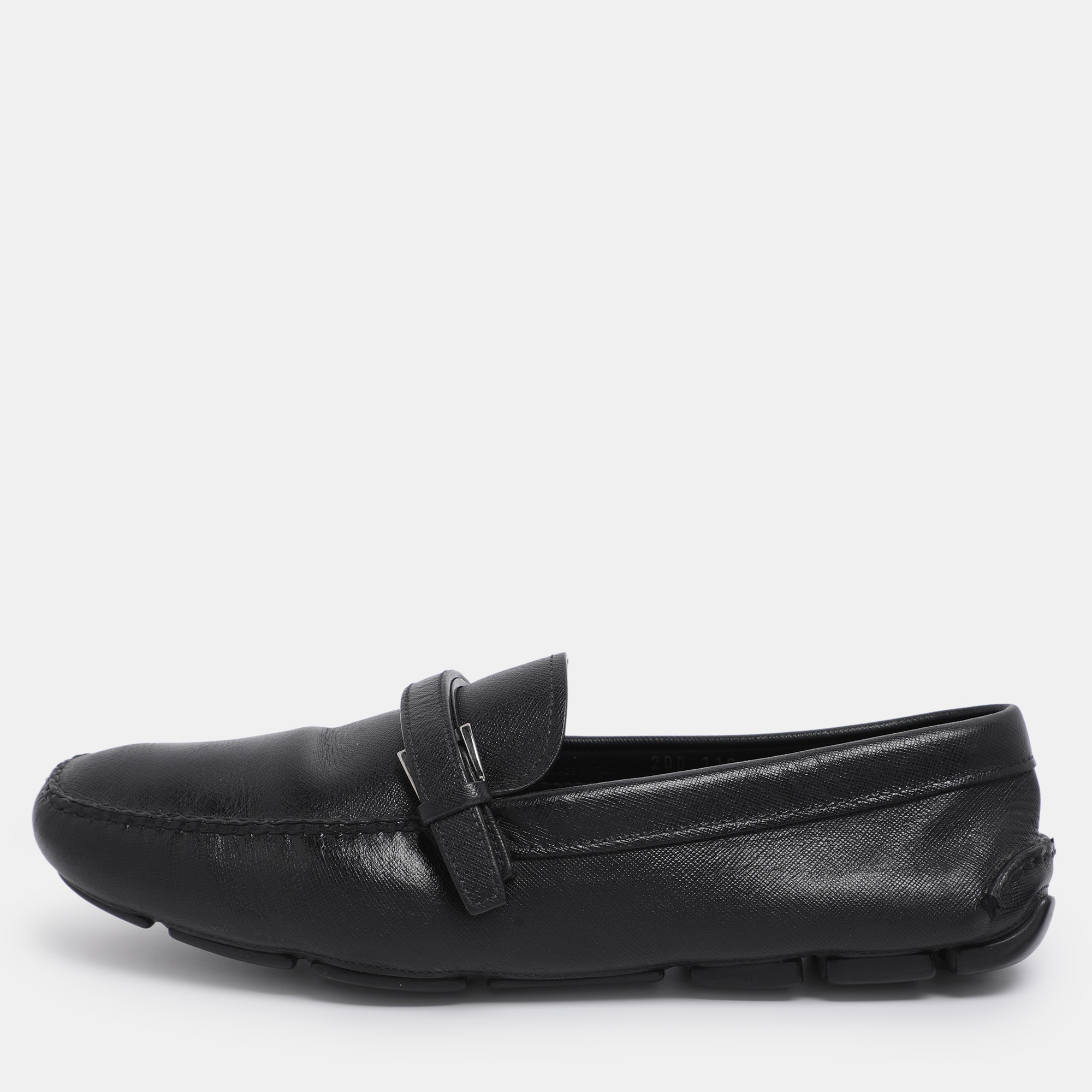 

Prada Black Patent Leather Loafers Size 45