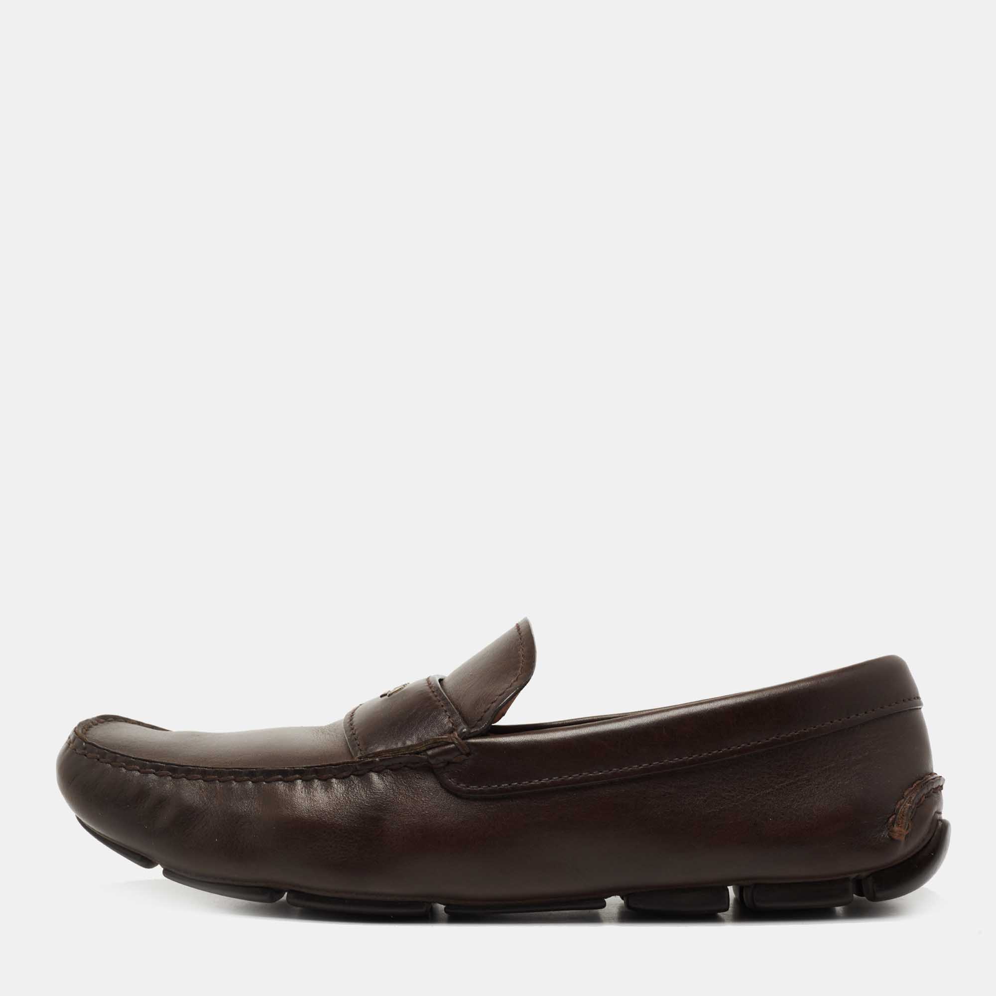 Pre-Owned & Vintage PRADA Loafers for Men | ModeSens