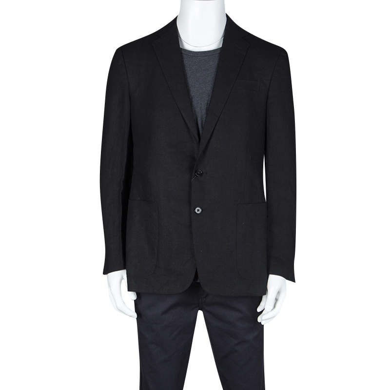 

Ralph Lauren Black Linen Regular Fit Blazer