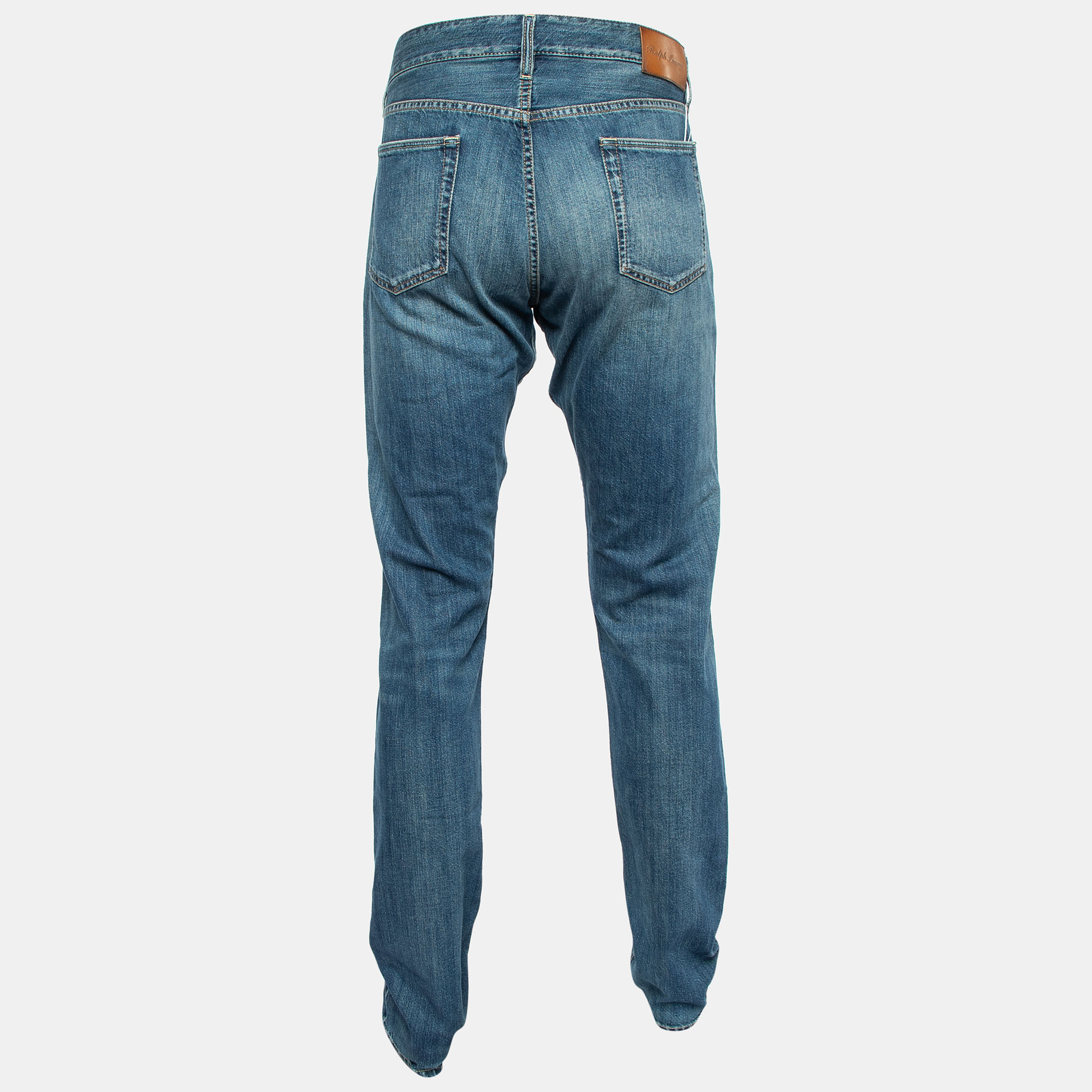 

Ralph Lauren Navy Blue Denim Amberley Jeans  Waist 37